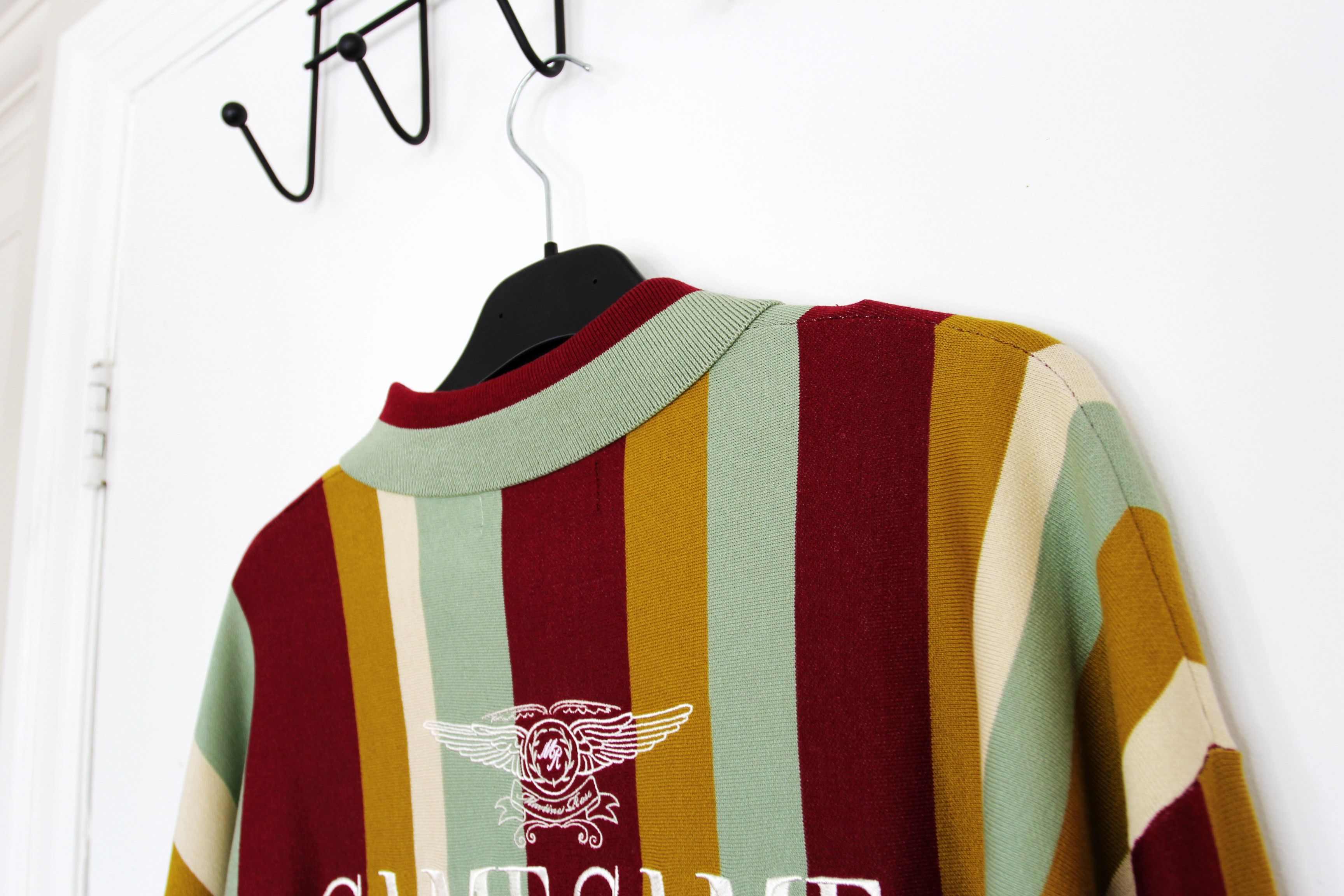 Martine Rose BNWT AW24 MARTINE ROSE SAME SAME VERTICAL STRIPE SWEATER S Size US S / EU 44-46 / 1 - 6 Thumbnail