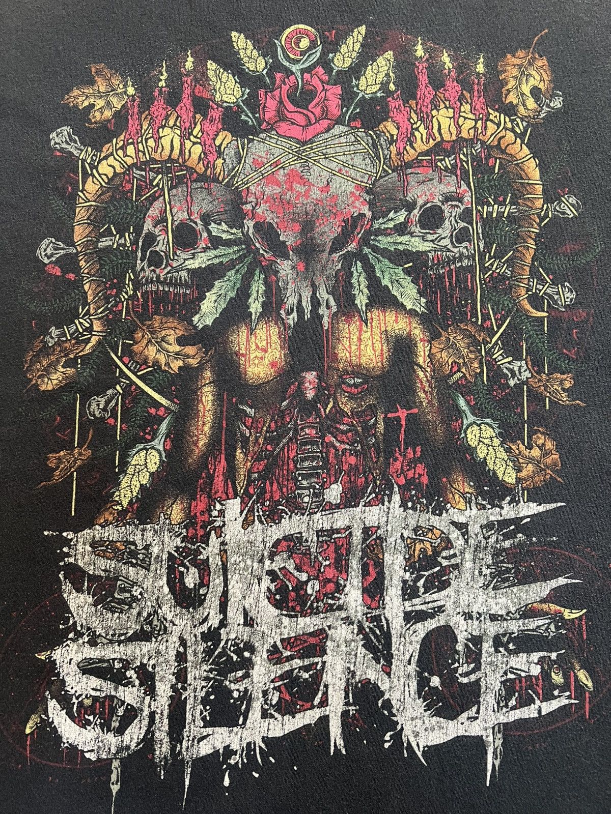 Band Tees Vintage Suicide Silence Band Tee Distressed XL Size US XL / EU 56 / 4 - 2 Thumbnail