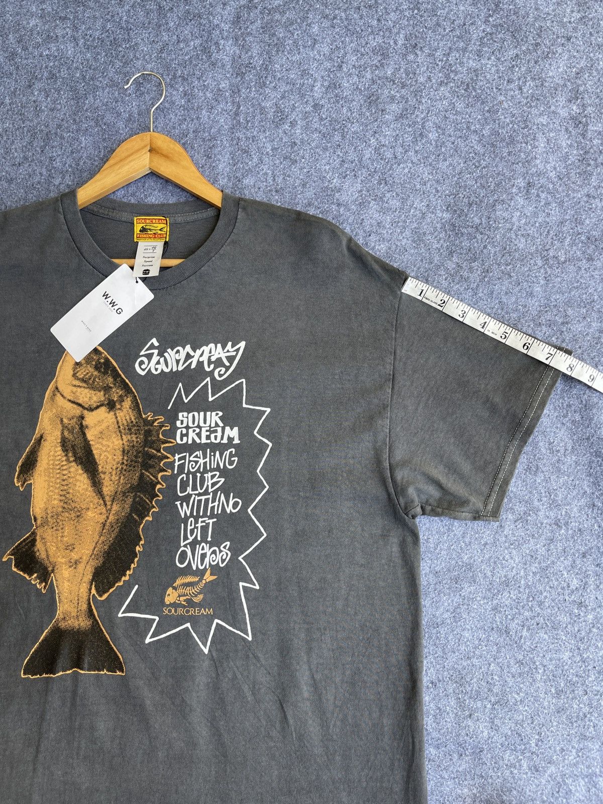 Japanese Brand Rare🔥SOUR CREAM Like Stussy Tee Size US XL / EU 56 / 4 - 17 Thumbnail