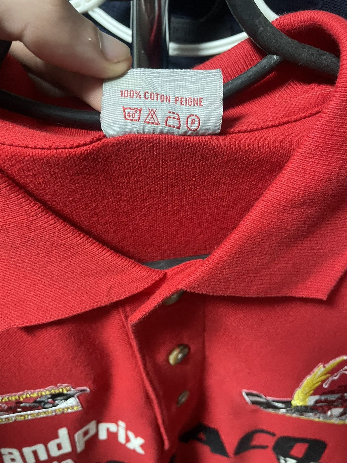Club Monaco Vintage Monaco Grand Prix Racing Patch Tee Spellout Polo Size US M / EU 48-50 / 2 - 10 Thumbnail