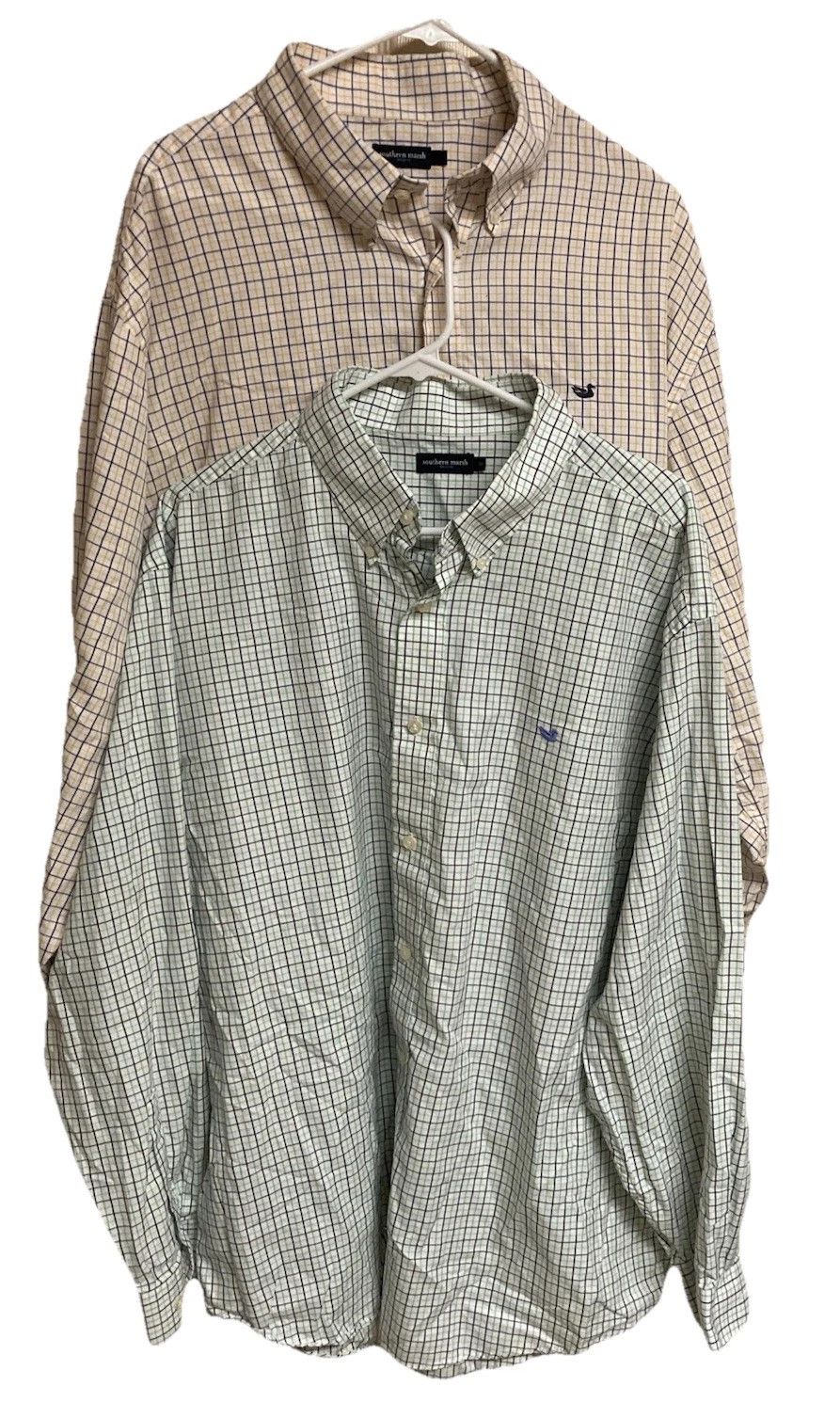 Southern Marsh Bundle of 2 Southern Marsh Plaid Shirts Long Sleeve Size 2XL Size US XXL / EU 58 / 5 - 2 Thumbnail
