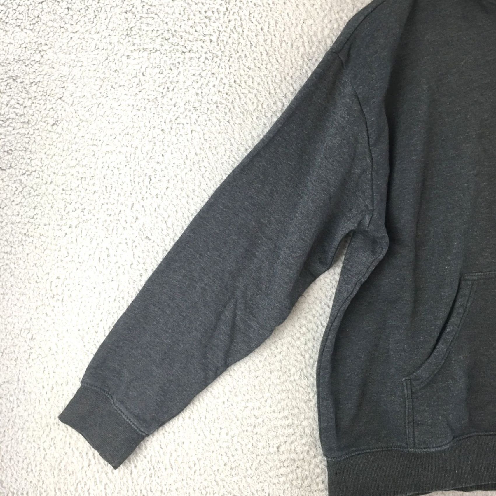 H&M H&M Hoodie Mens L Black Cotton Blend Pullover Long Sleeve Drawstring Pockets Hoodie Size US L / EU 52-54 / 3 - 5 Thumbnail