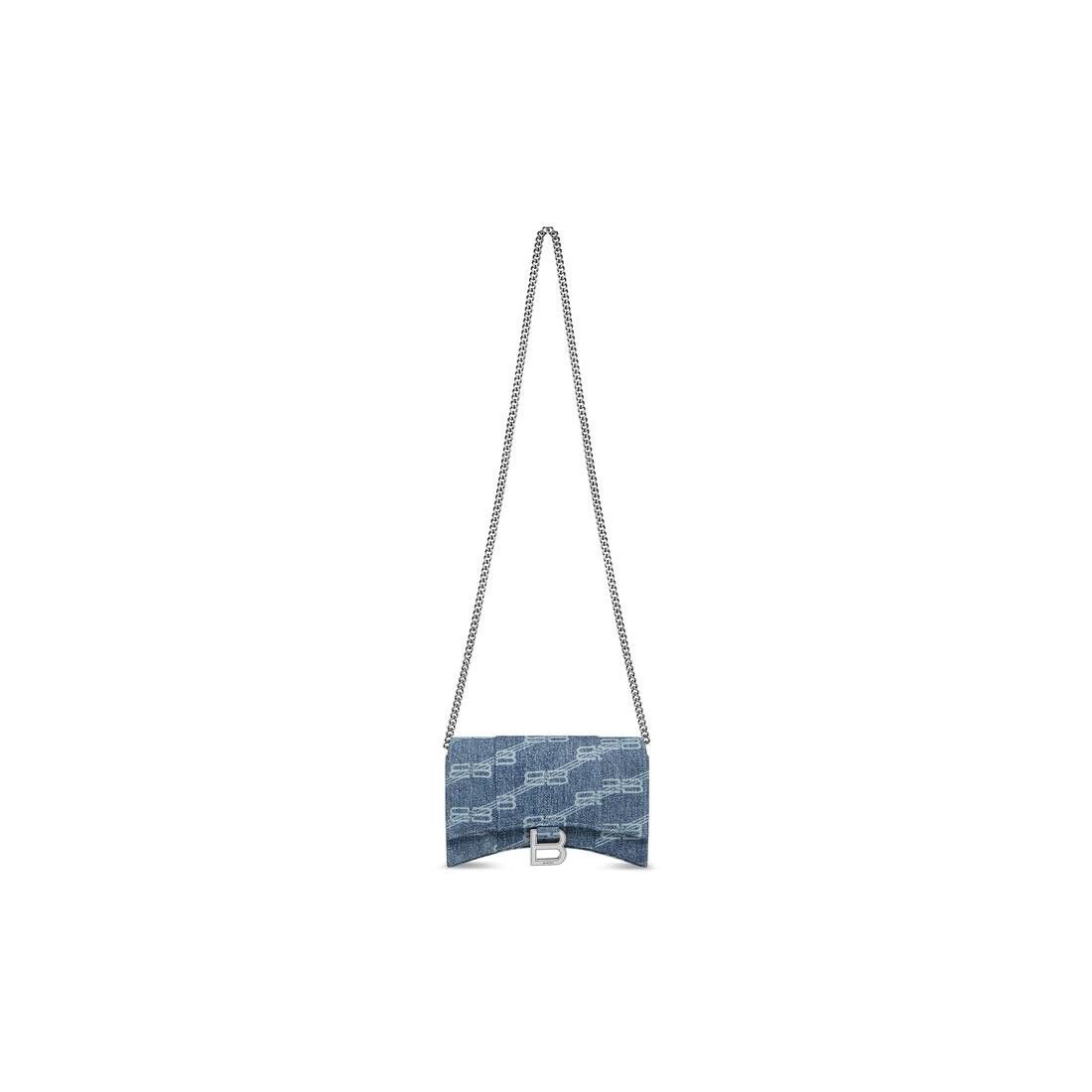 Balenciaga o1srvl11e1224 Size: OS / Wallet On Chain BB Monogram Denim Size ONE SIZE - 1 Thumbnail