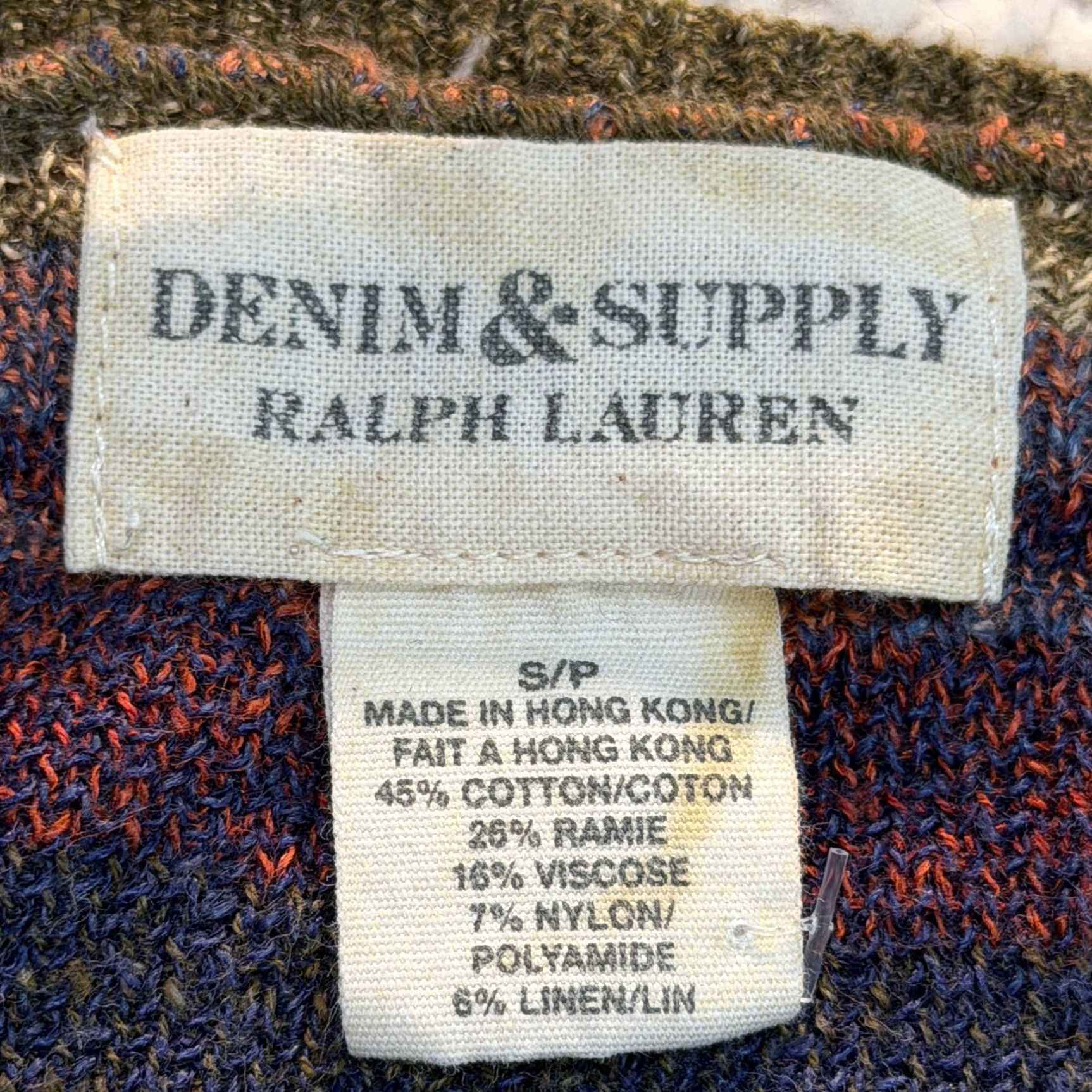 Ralph Lauren VINTAGE Denim & Supply Ralph Lauren Sweater Womens Small Southwestern Knit 90s Size S / US 4 / IT 40 - 3 Thumbnail