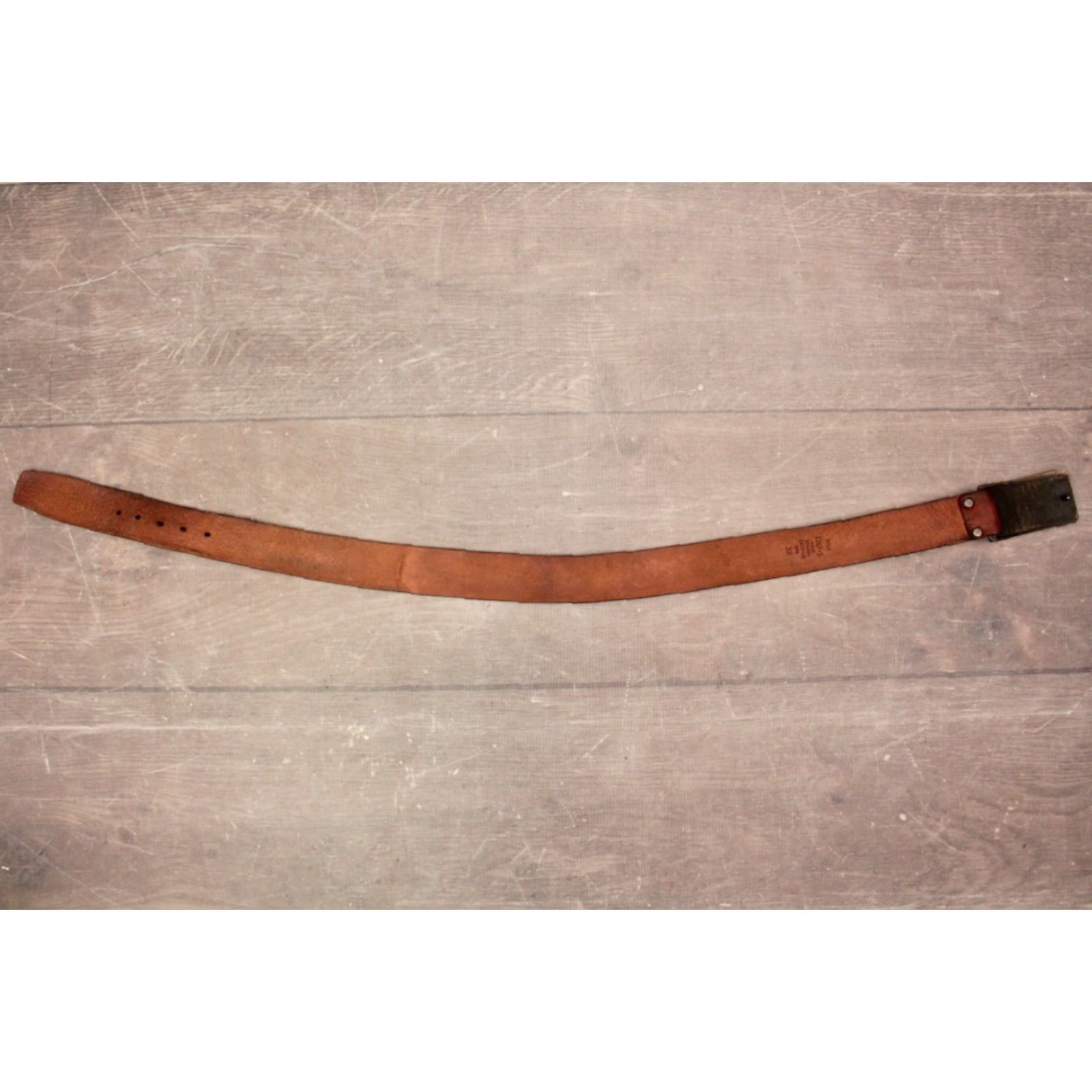Levi's VINTAGE Levi's Belt Casual Leather Size 32 Brown 1970s 70s Levi Strauss Mens Belt Size ONE SIZE - 4 Thumbnail
