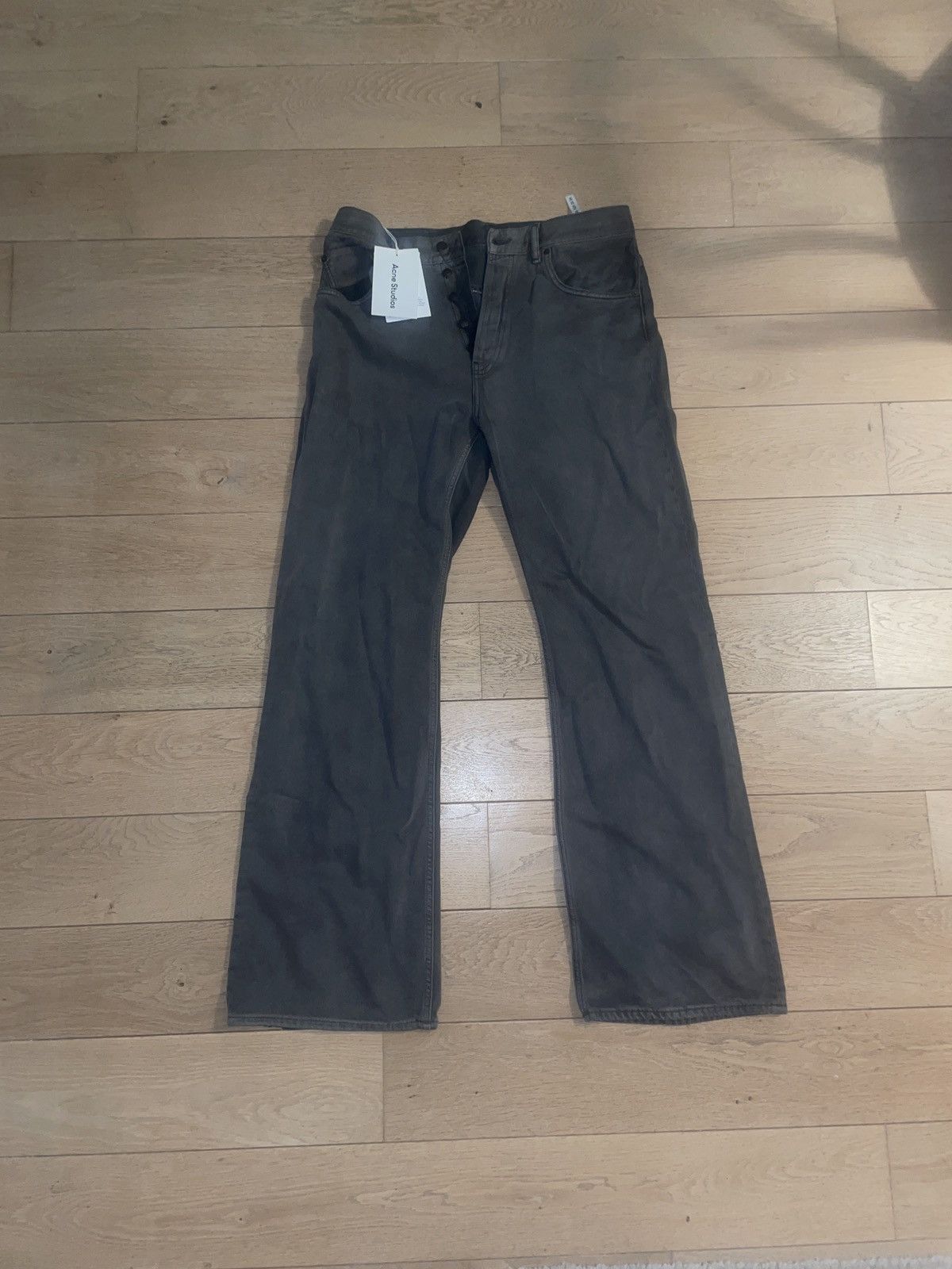 Acne Studios Acne Studios 2021M Jeans Anthracite Size US 33 - 1 Thumbnail