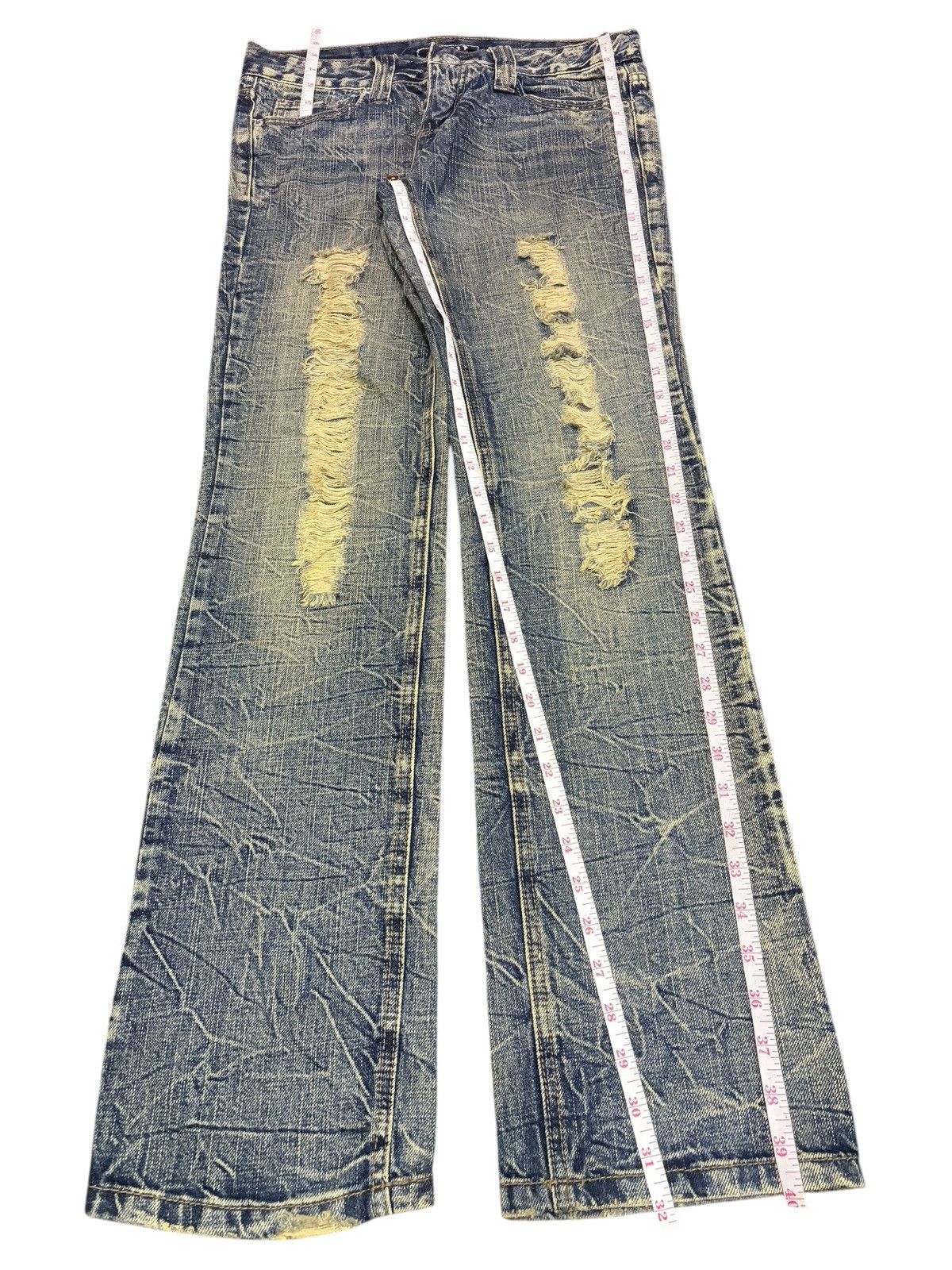 Ksubi Vintage Japanese Brand Rusty Mud Wash Distressed Jeans Size 31" - 7 Thumbnail