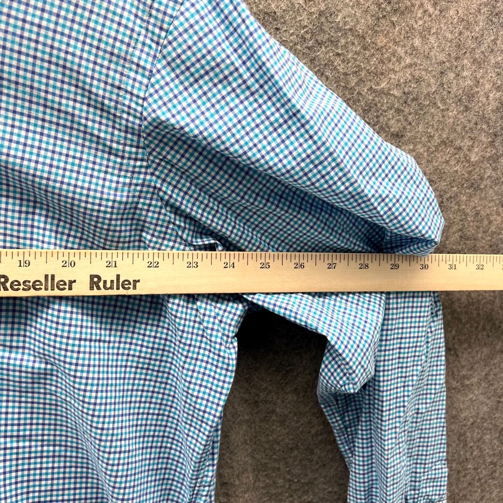 Ralph Lauren Ralph Lauren Shirt Mens XL Blue Button-Down Gingham Oxford Pony Stretch Plaid Shirt Size US XL / EU 56 / 4 - 3 Thumbnail