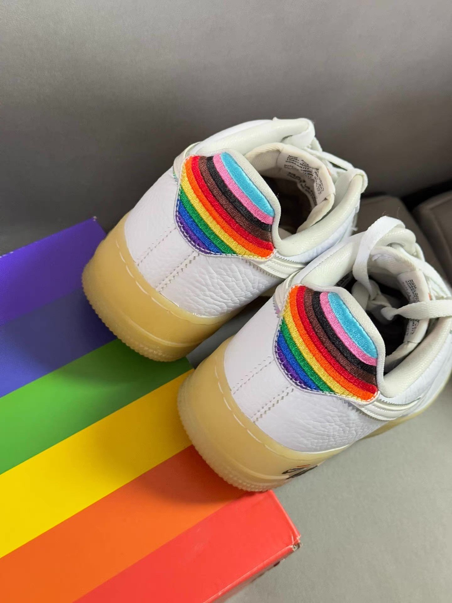 Nike Nike Air Force 1 BeTrue Rainbow, low-top sneakers Ｑ20 Size US 6.5 / EU 39-40 - 5 Thumbnail