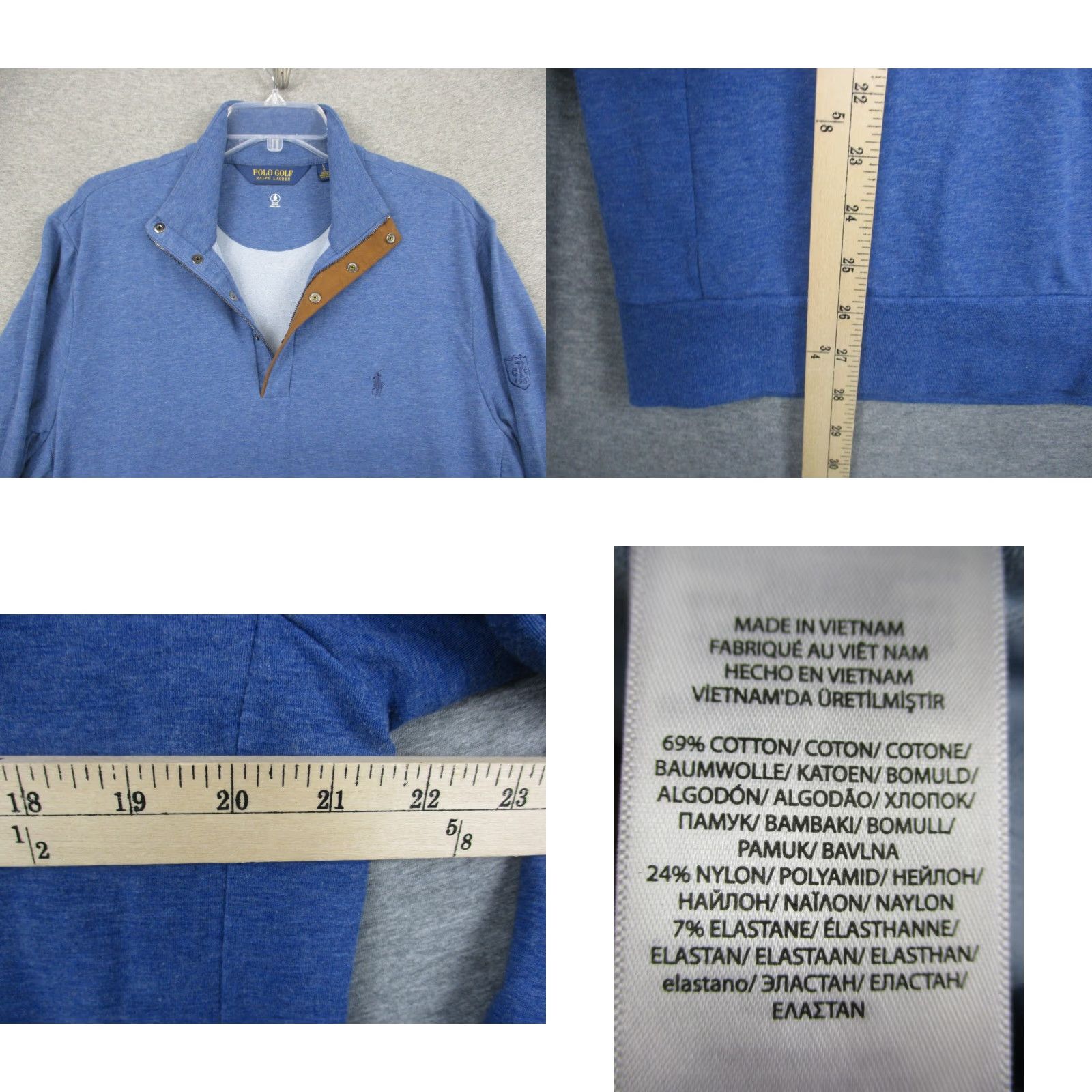 Polo Ralph Lauren Polo Ralph Lauren Water Repellent Hybrid Jacket Large Men's Pullover Size US L / EU 52-54 / 3 - 8 Thumbnail