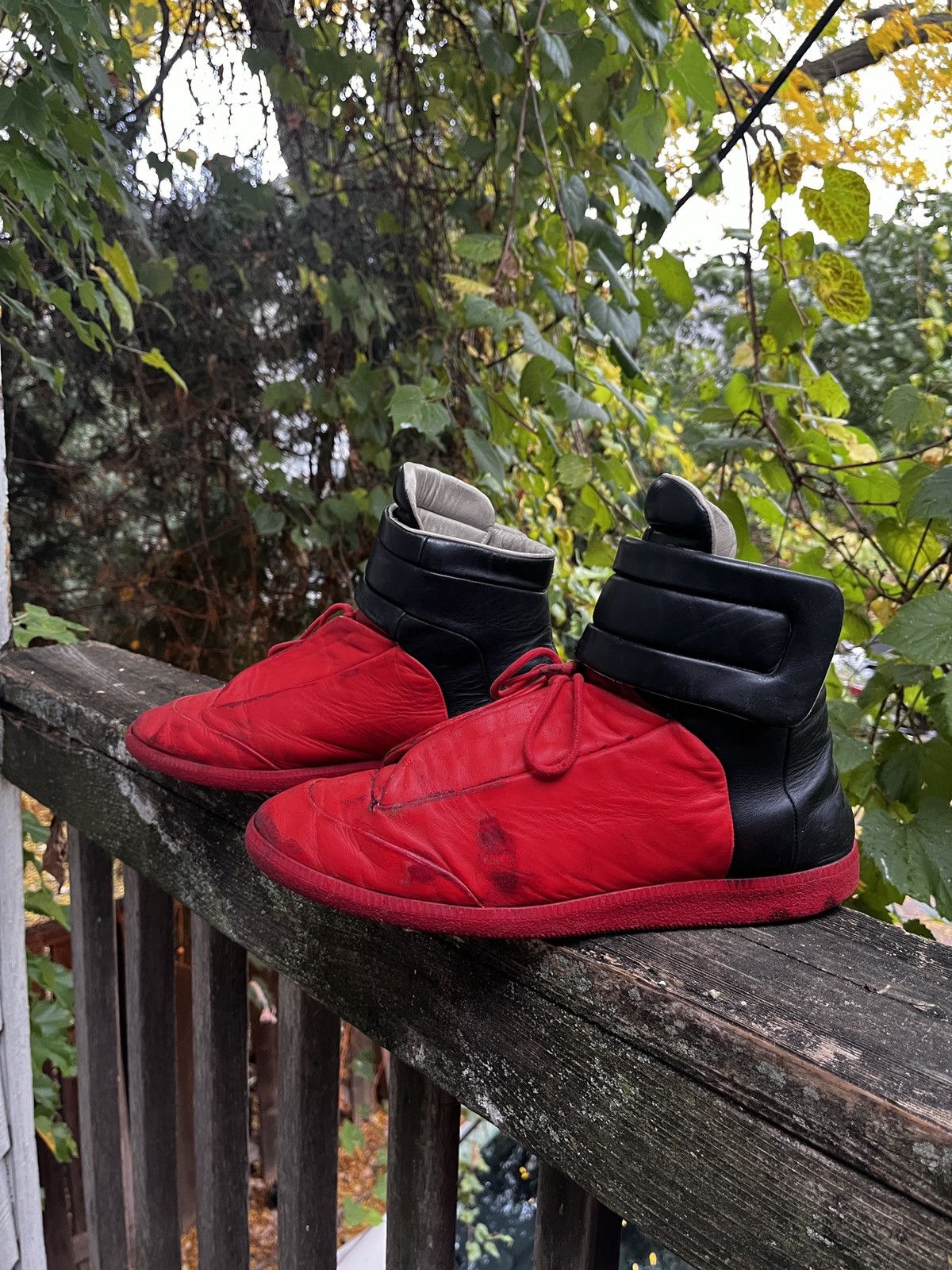 Maison Margiela Maison Margiela Future High 'Red Black' | Grailed