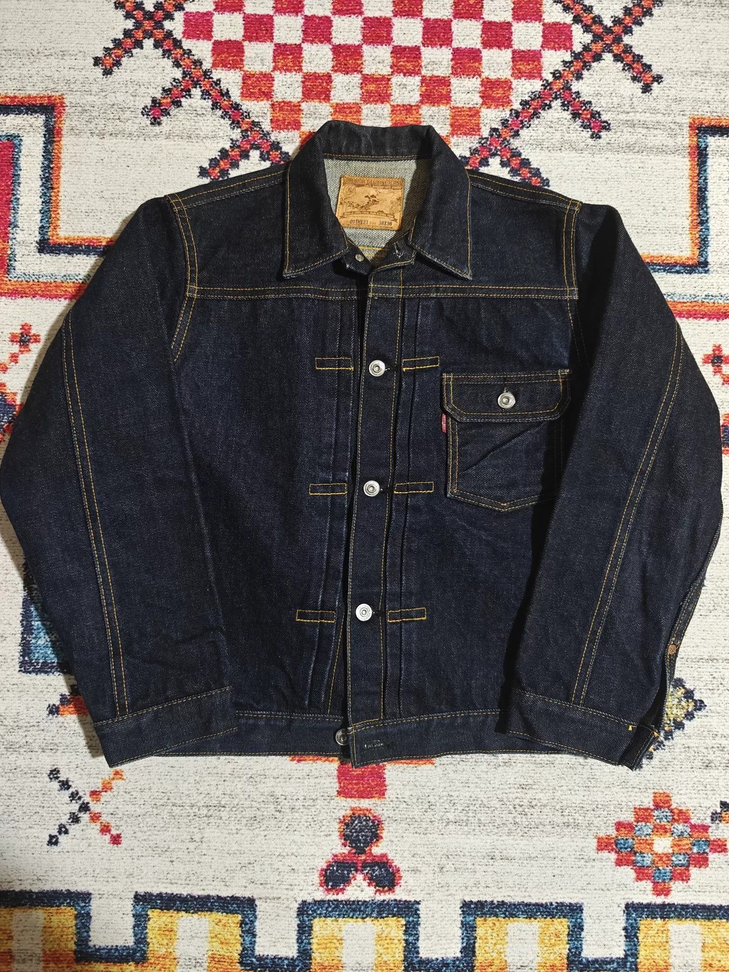 Samurai Jeans SAMURAI S551XX 25OZ 20th Anniversary Denim Jacket Size US M / EU 48-50 / 2 - 1 Thumbnail