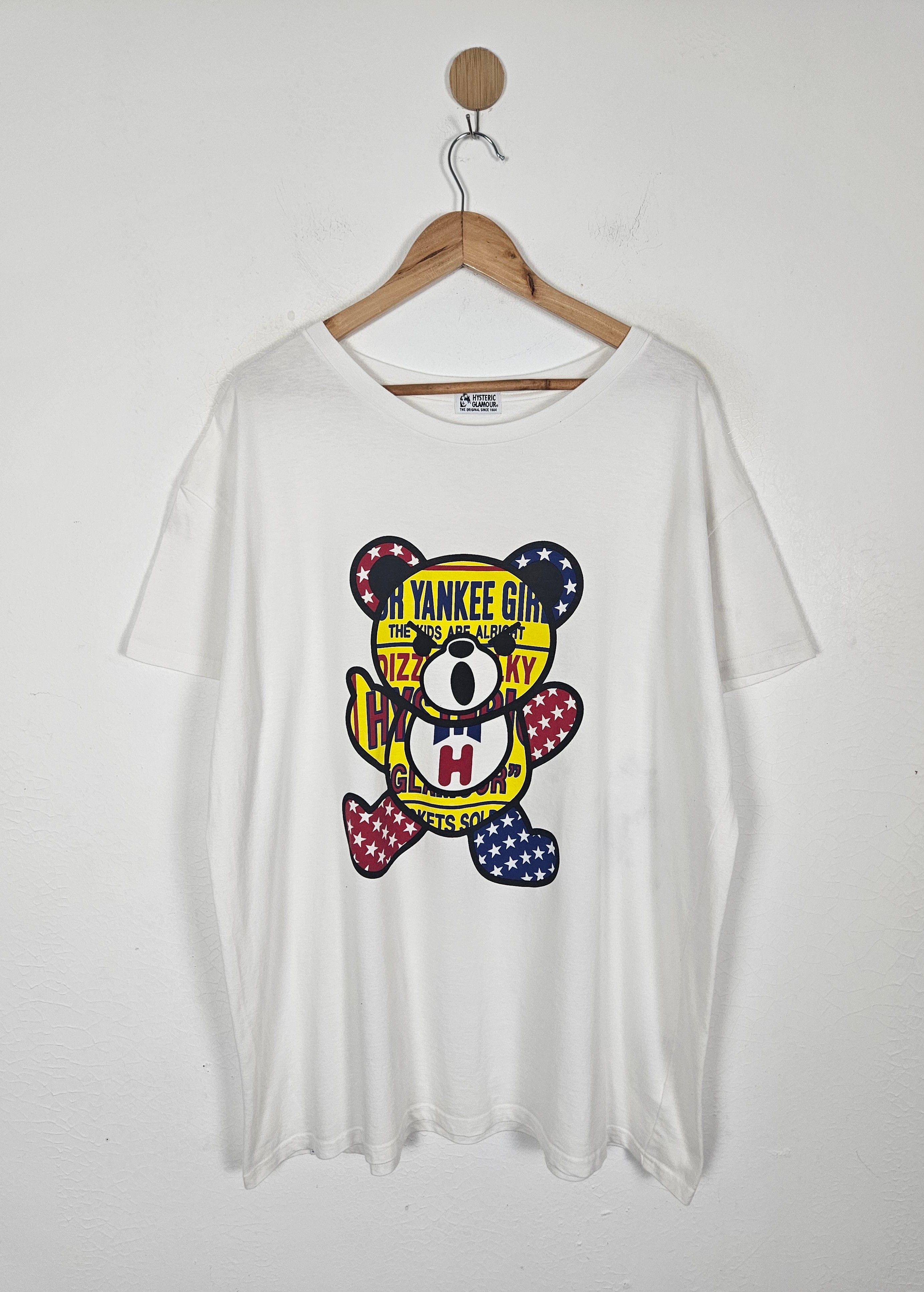 Hysteric Glamour Hysteric Glamour Yankee Girl bear tee Shirt Size XXL / US 16-18 / IT 52-54 - 1 Thumbnail