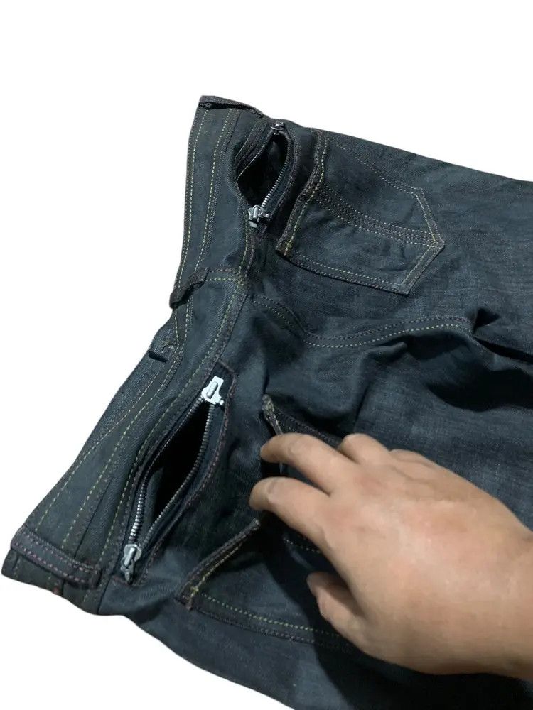 Schlussel Schlussel japan flare jeans contrast sticth multi pocket Size US 34 / EU 50 - 8 Thumbnail