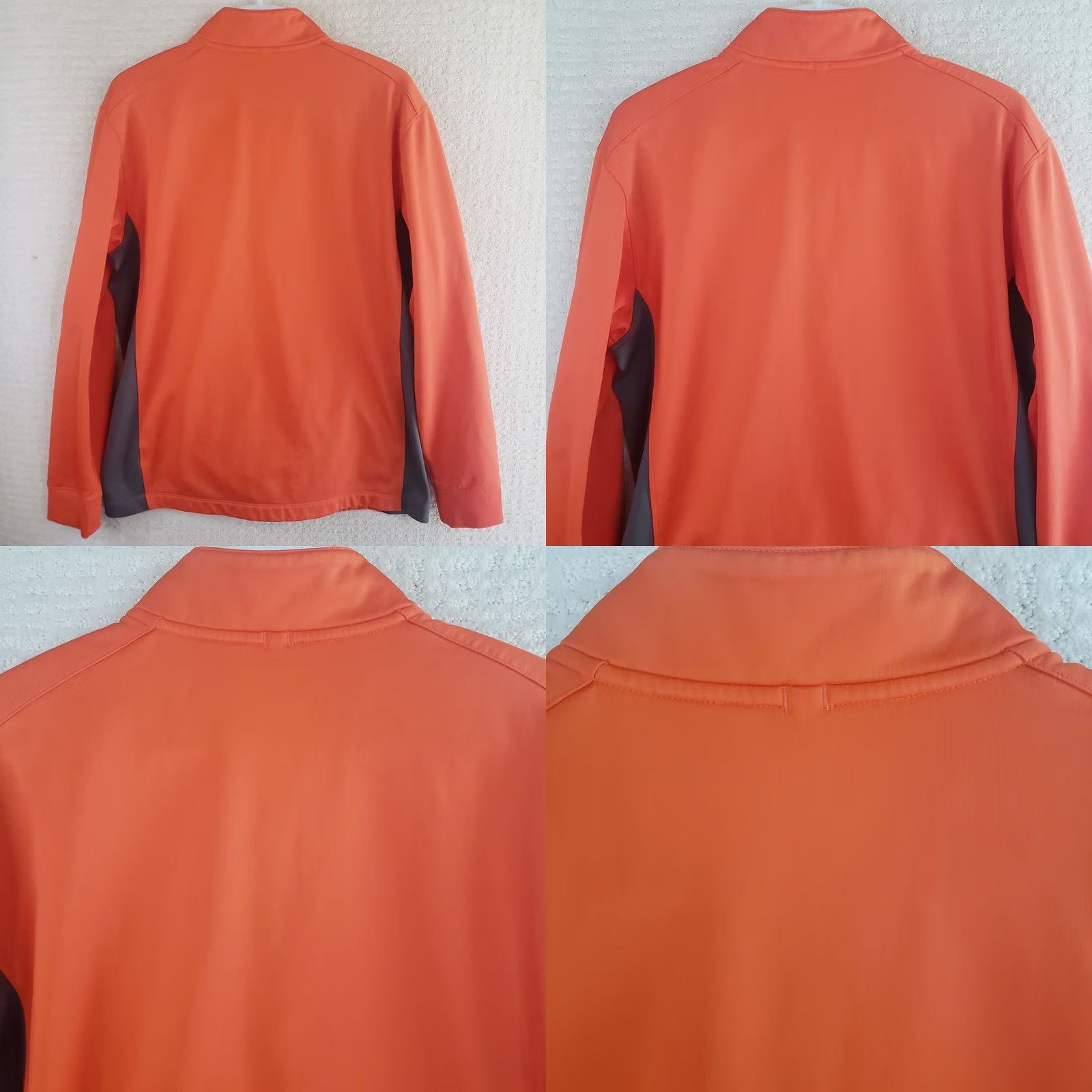 Nike Nike Golf Mens M Orange Tour Performance Therma-Fit 1/4 Zip Pullover SC Logo Shirt Size US L / EU 52-54 / 3 - 9 Thumbnail