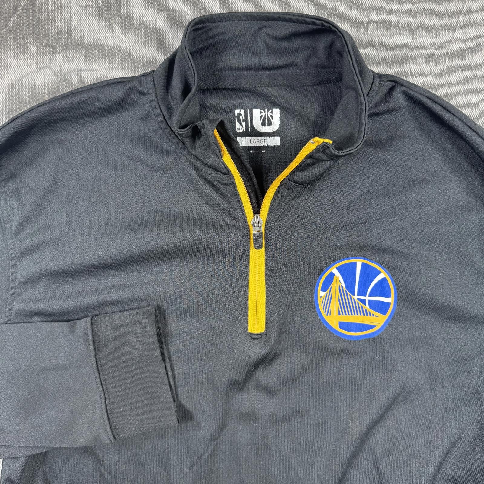 Other Golden State Warriors Jacket Men's L Black 1/4 zip pullover Size US L / EU 52-54 / 3 - 1 Thumbnail