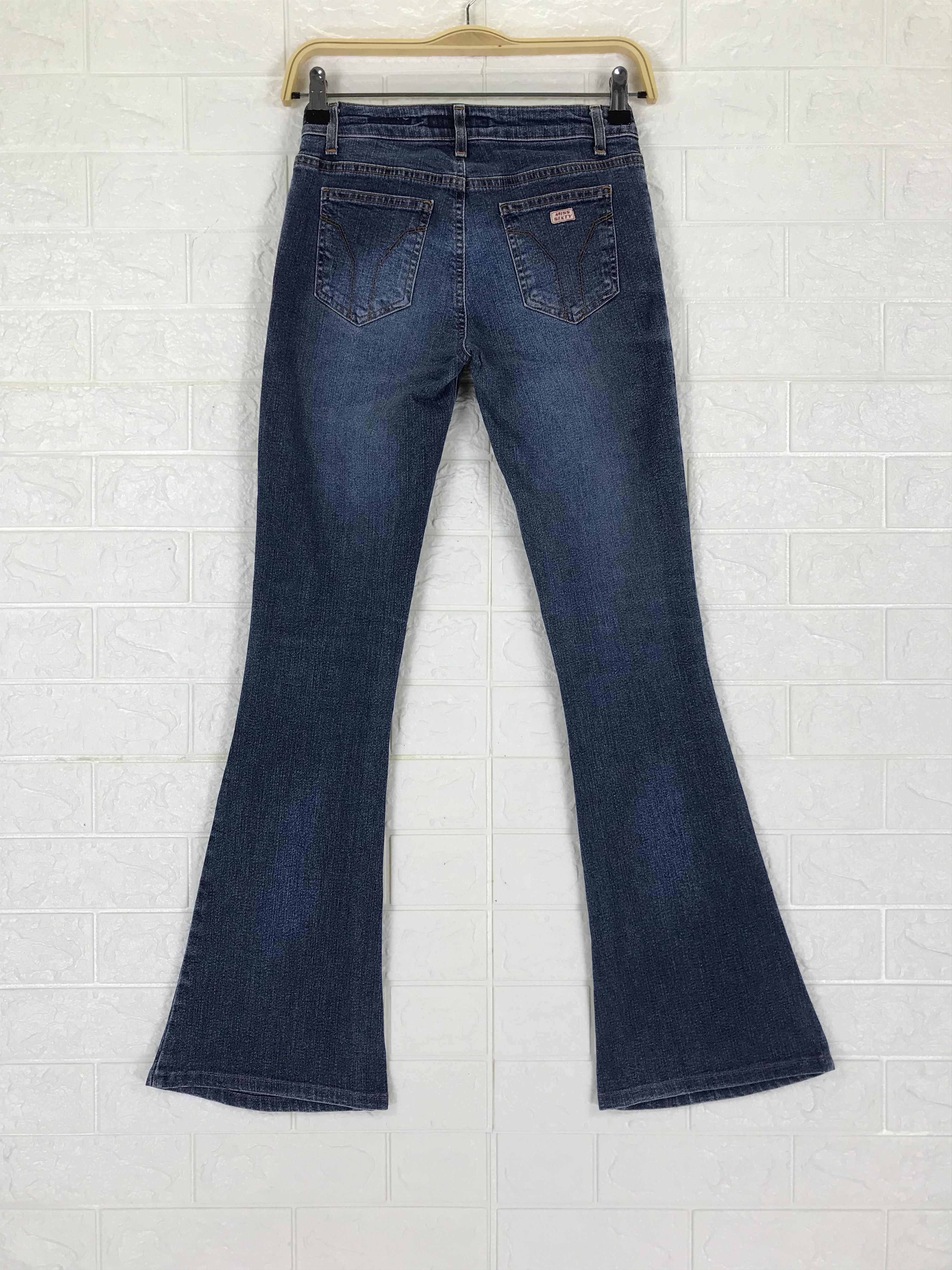 Miss Sixty Vintage Miss Sixty Blue Washed Flare Jeans Size 25" / US 0 / IT 36 - 5 Thumbnail