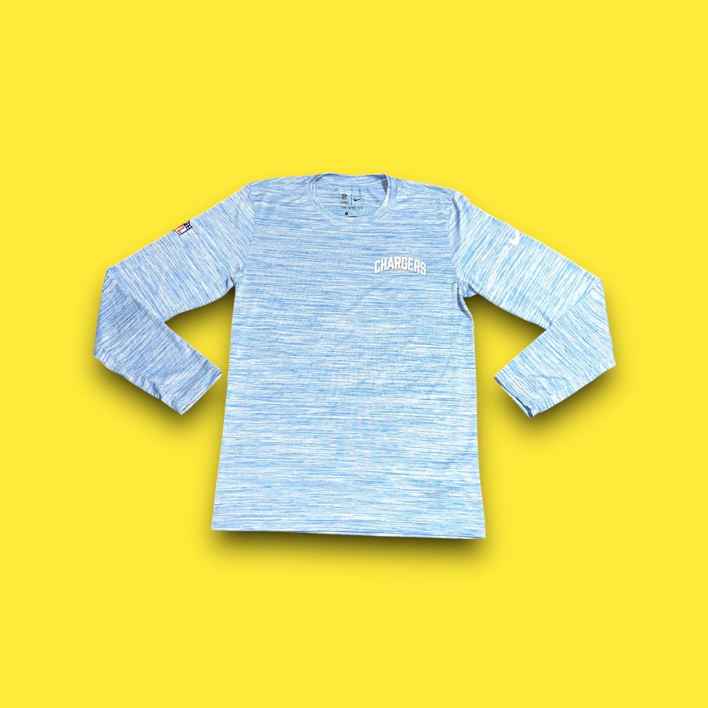 Nike LA Chargers nike dri-fit on field apparel long sleeve shirt Size US S / EU 44-46 / 1 - 1 Thumbnail