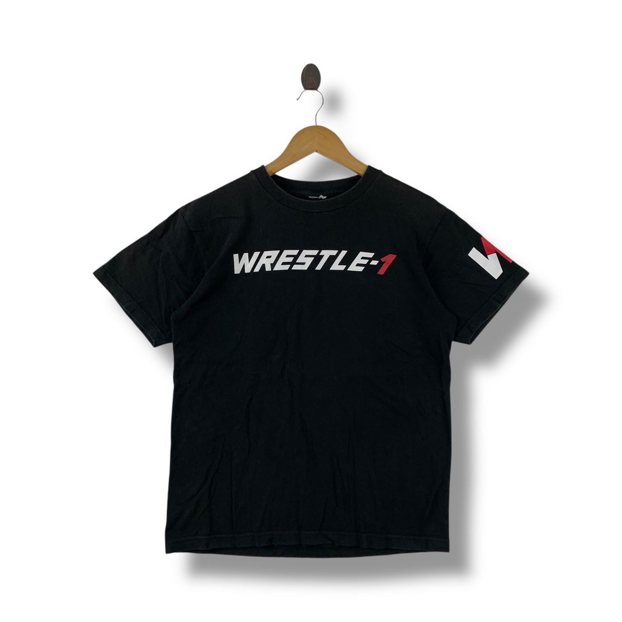 Japanese Brand WRESTLE -1 japanesebrand big logo back hit tee Size US M / EU 48-50 / 2 - 1 Thumbnail