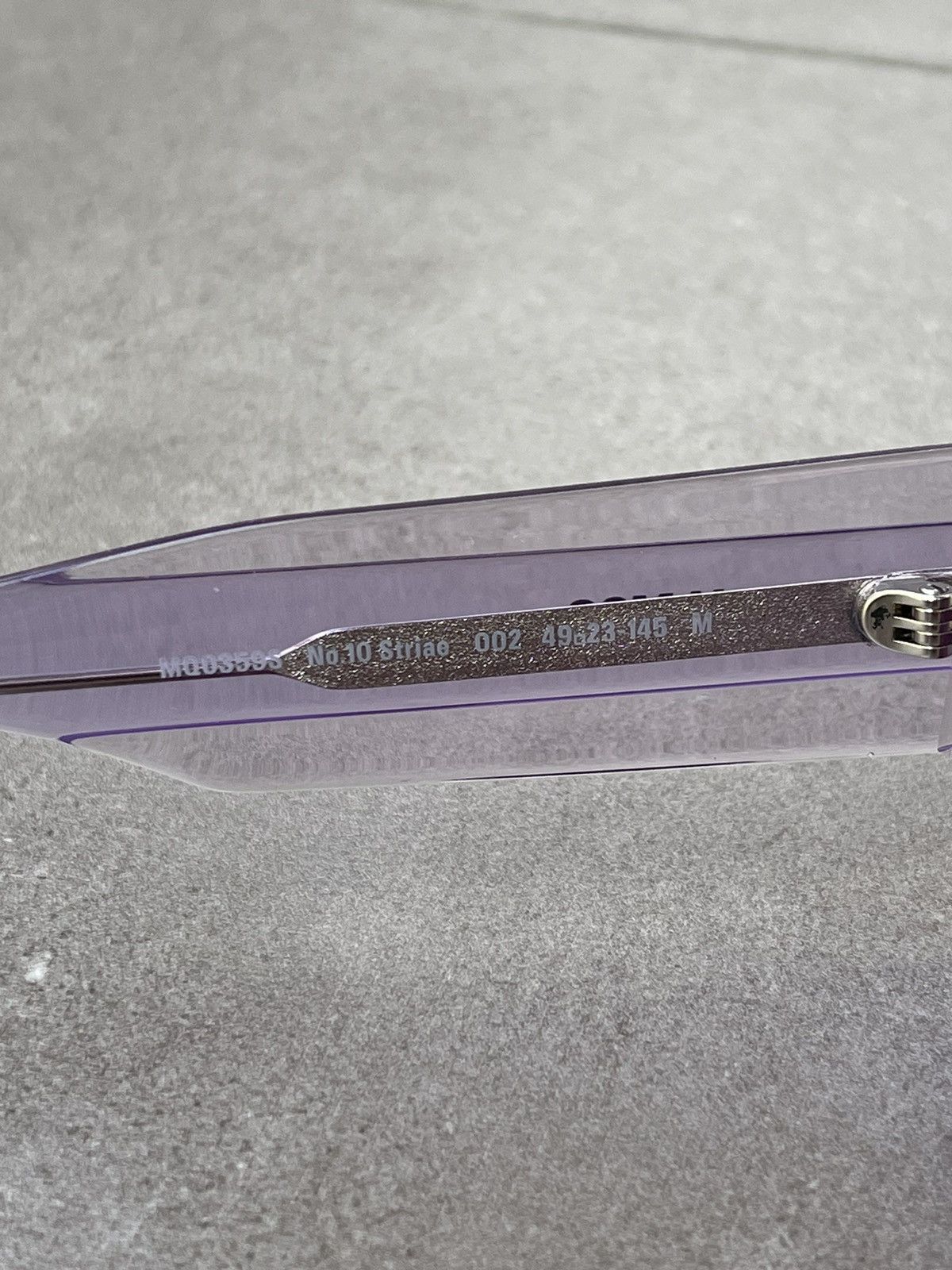 Alexander McQueen × McQ Alexander McQueen !DS! SS23 Alexander Mcqueen MQ0359S Violet Square Sunglasses Size ONE SIZE - 19 Thumbnail