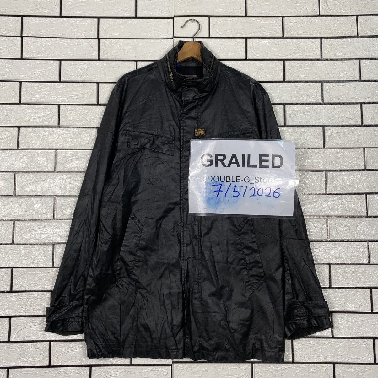 Japanese Brand Biker Punk Jacket Soft Leather G Star Raw Parachute Size US XL / EU 56 / 4 - 1 Thumbnail