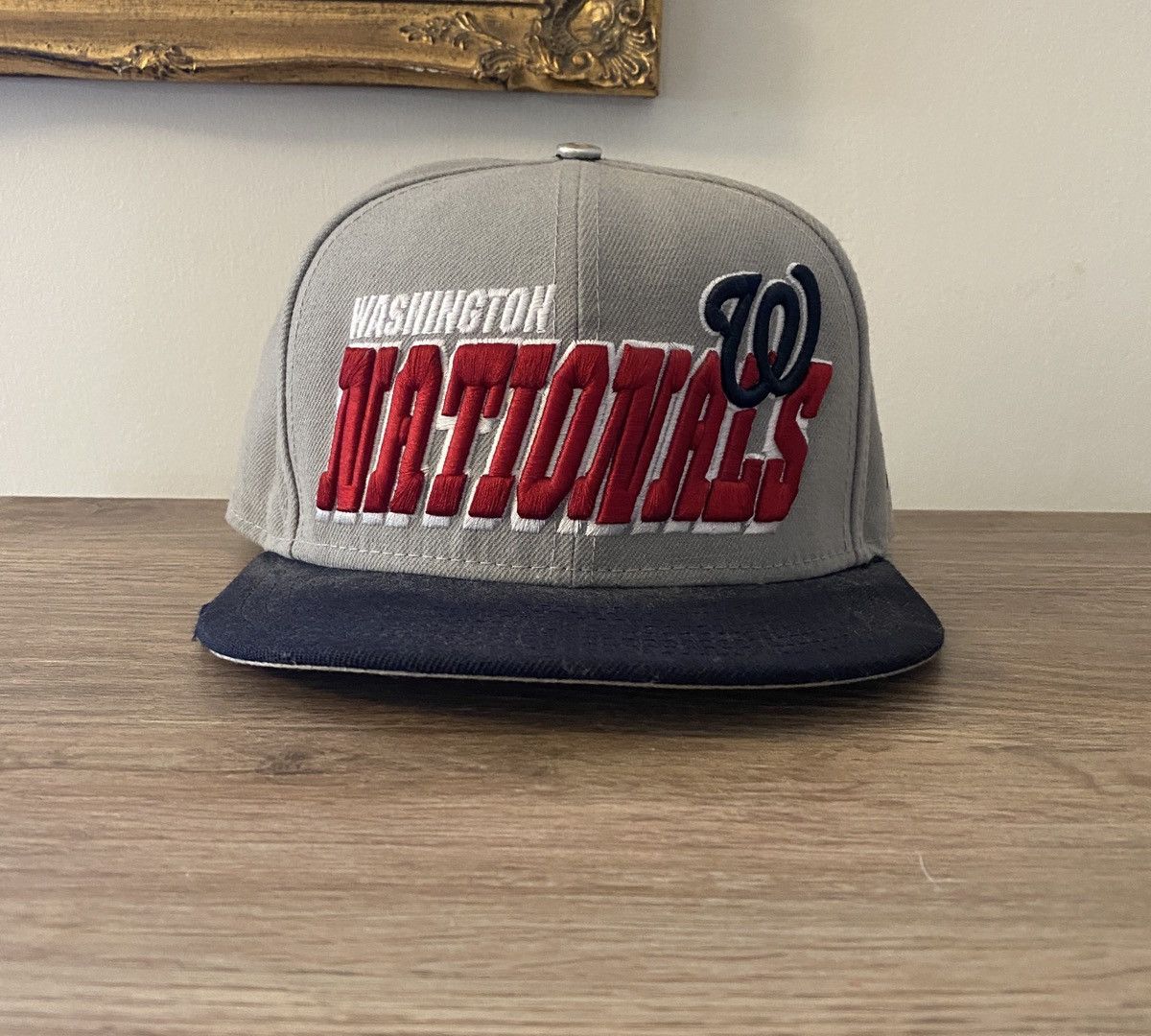 MLB × New Era Washington Nationals New Era 59Fifty Fitted Hat Cap 7 3/8 Size ONE SIZE - 1 Thumbnail