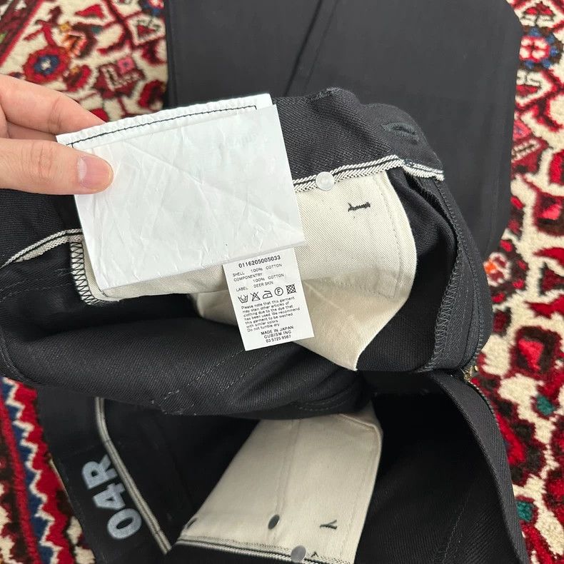 Visvim visvim size W32L32 16aw 04 CMYK black jeans 2505-Nextarrow Size US 32 / EU 48 - 8 Thumbnail