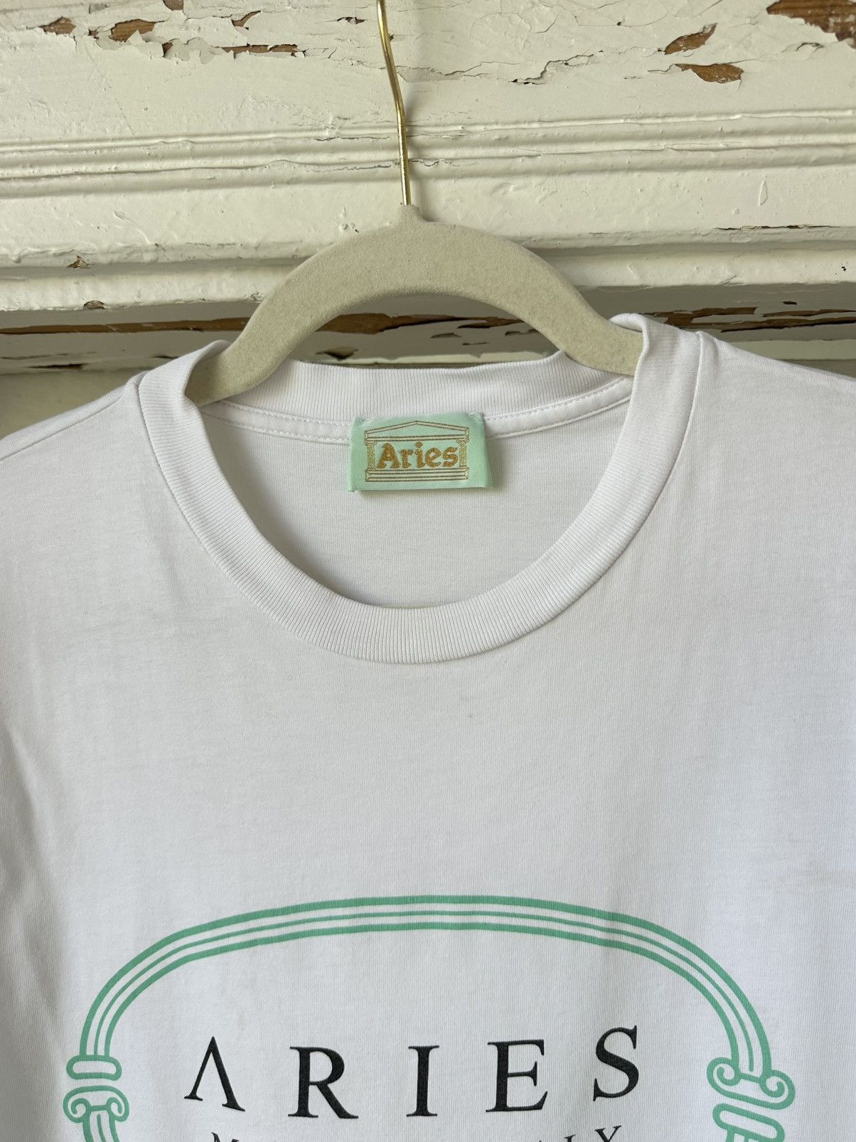 Aries Aries Made in Italy Printed White T-shirt Size US M / EU 48-50 / 2 - 5 Thumbnail