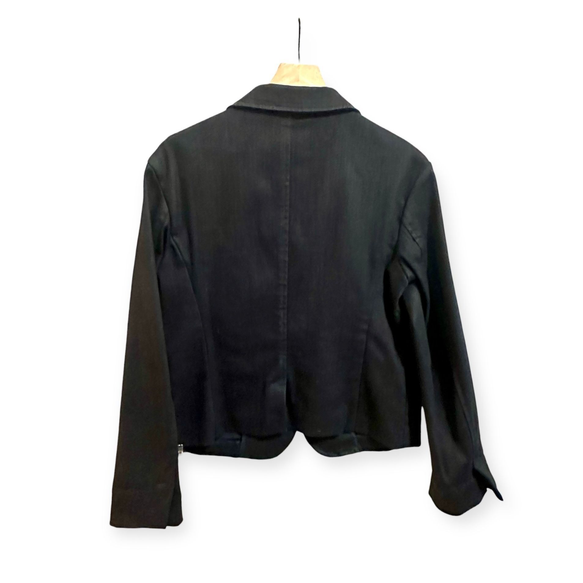 Prada Prada Architectural Navy Cropped Blazer 2008 IT 46 Size L / US 10 / IT 46 - 2 Thumbnail