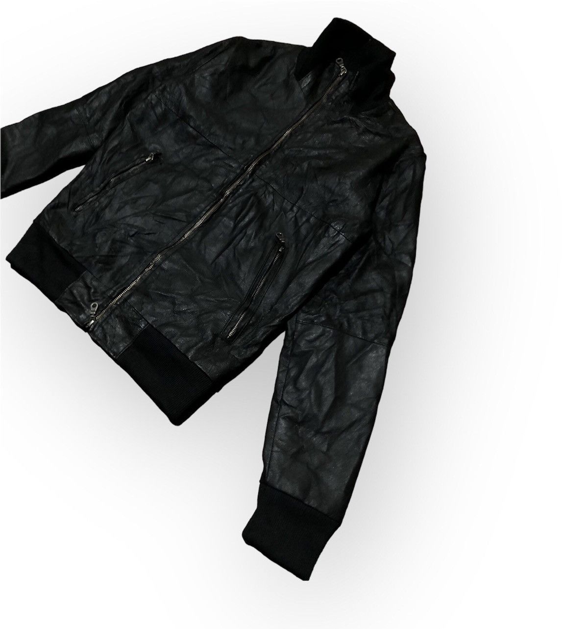Vintage Vintage Original Leather Biker black Jacket Size US M / EU 48-50 / 2 - 4 Thumbnail