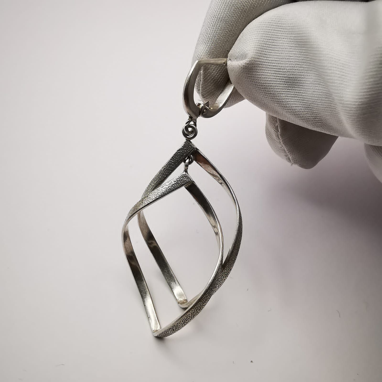 Sterling Silver × Vintage Vintage,Fancy Women's Earrings,925 Silver,Jewelry 9,6 g Size ONE SIZE - 5 Thumbnail