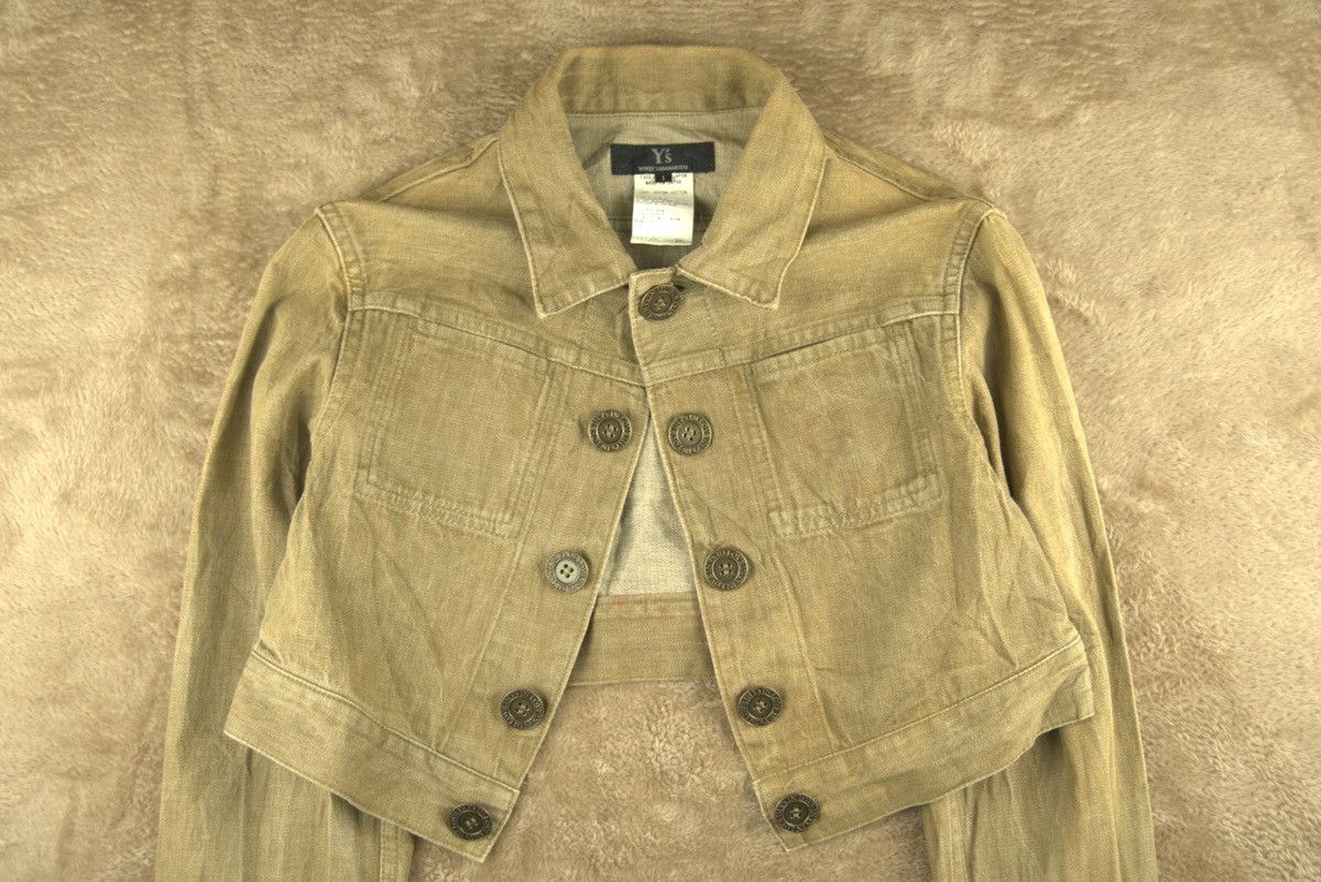 Yohji Yamamoto Yohji Yamamoto Cropped Jacket Long Sleeves Y's In Love Rare Size XS / US 0-2 / IT 36-38 - 1 Thumbnail