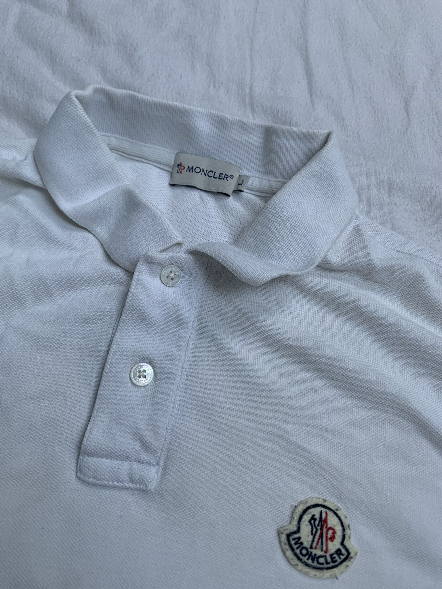 Moncler Moncler small logo polo t-shirt tee casual Size US L / EU 52-54 / 3 - 11 Thumbnail