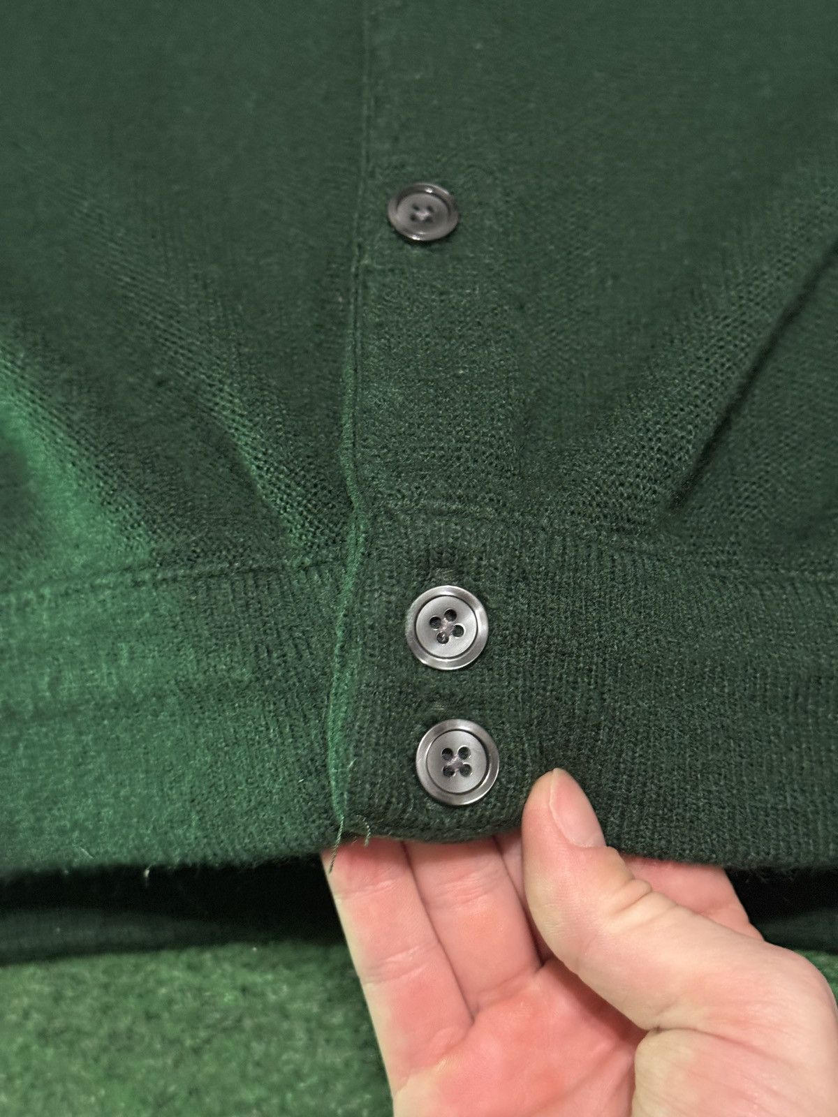 Van Heusen Vintage Van Heusen Pine Large Cardigan Lrg 70s Sweater Size US L / EU 52-54 / 3 - 3 Thumbnail
