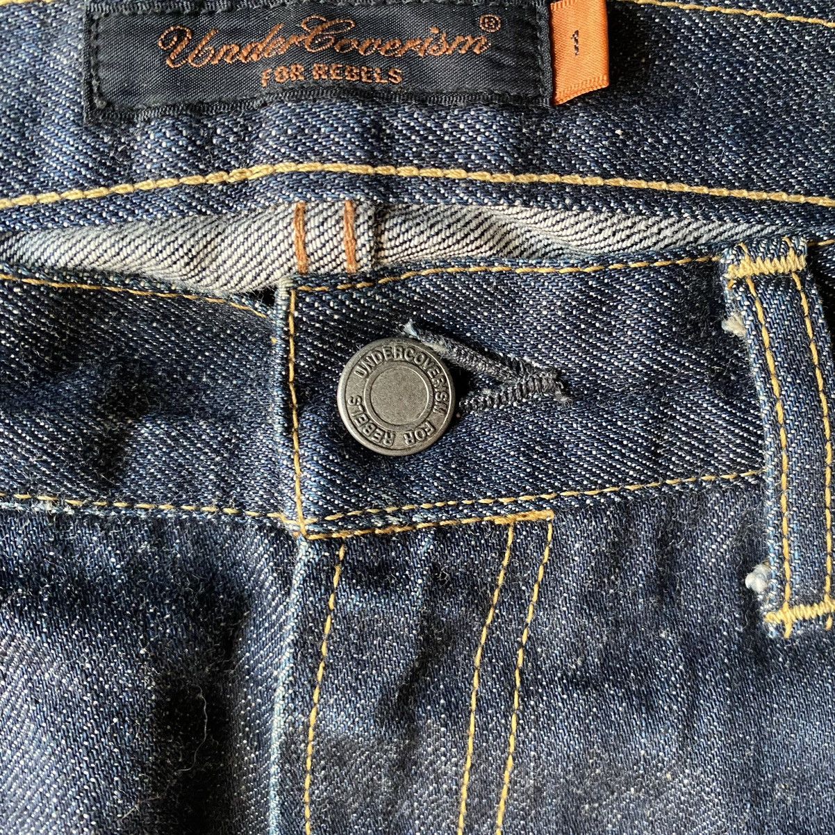 Undercover AW07 Heart Grasping Jeans Size US 29 - 5 Thumbnail