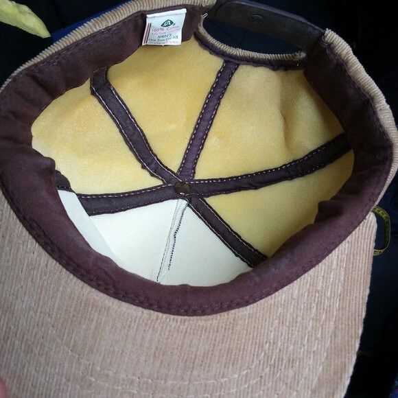 Other DS Vintage Nooo Problem! Corduroy Trucker Snap Hat Cap Size ONE SIZE - 6 Thumbnail