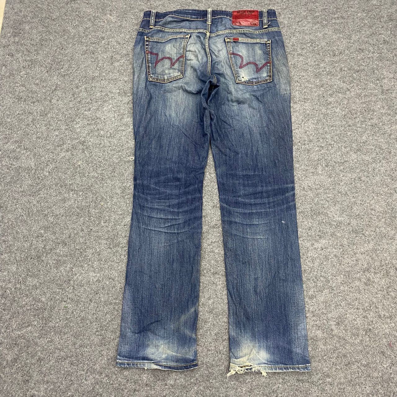 Edwin 💥Best Offer💥Vintage Edwin 503 Blue Trip Distressed Denim Size US 36 / EU 52 - 2 Thumbnail