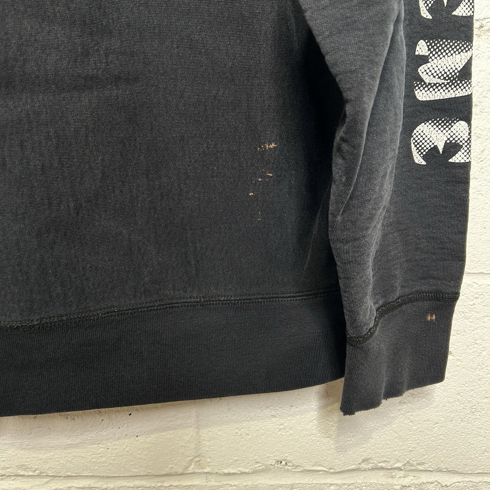 Supreme Supreme Gradient Sleeve Logo Hooded Sweatshirt “Black” FW18 Size US M / EU 48-50 / 2 - 9 Thumbnail
