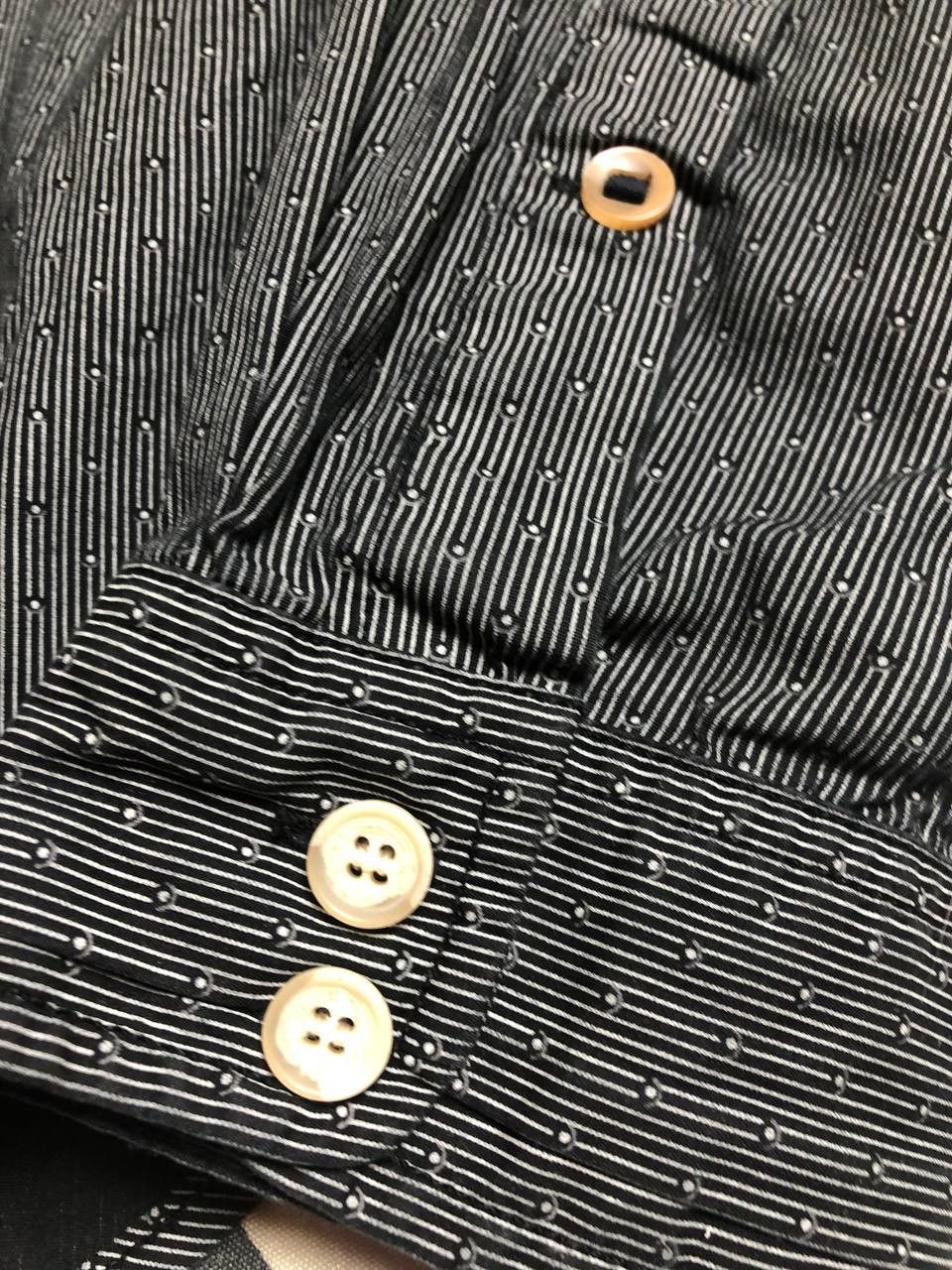 Diesel × Vintage Vintage Diesel Metal Logo Button Up Shirt Y2K Size US M / EU 48-50 / 2 - 7 Thumbnail