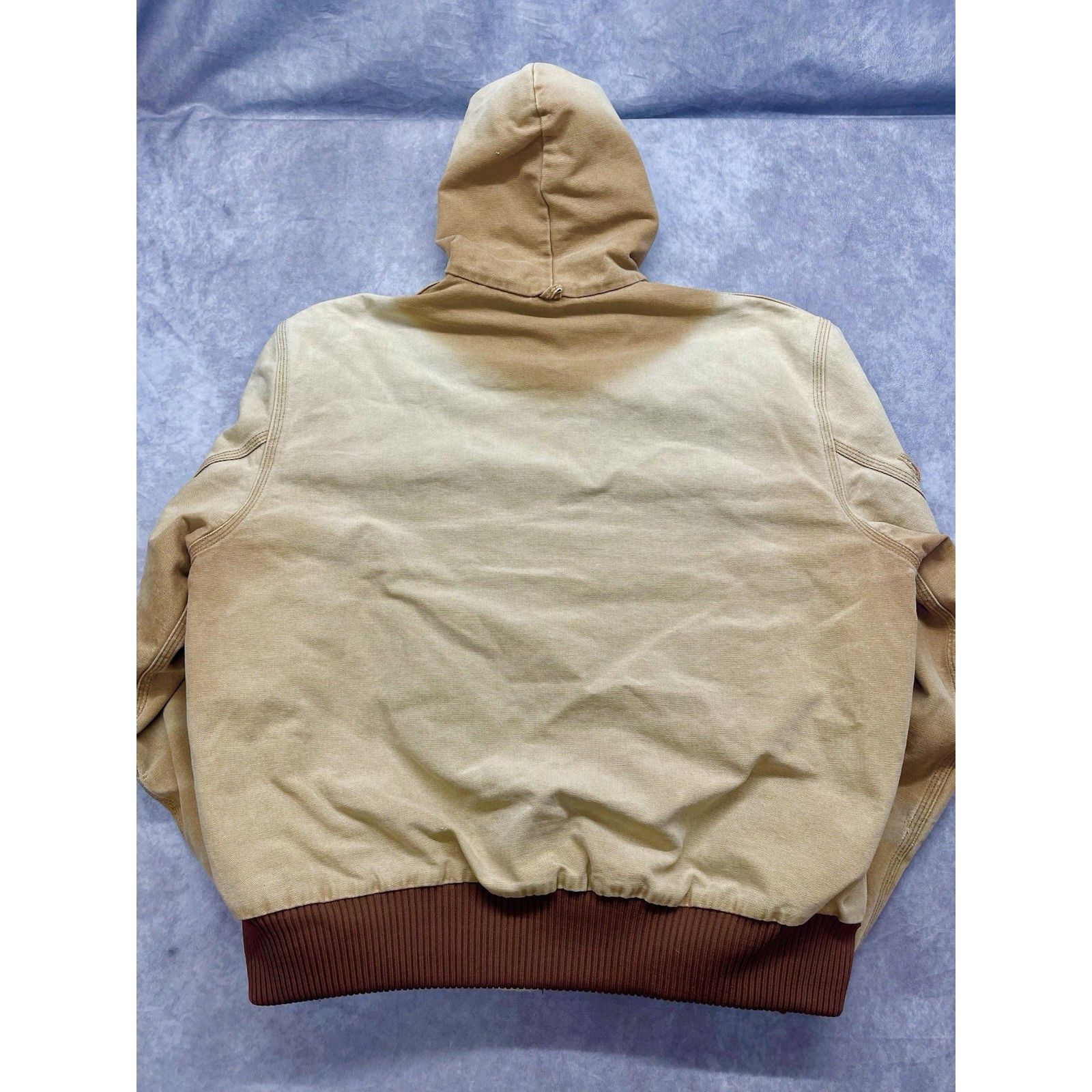 Carhartt Vtg Carhartt J130 Quilt Lined Active Jacket Sandstone Distre Size US XL / EU 56 / 4 - 9 Thumbnail