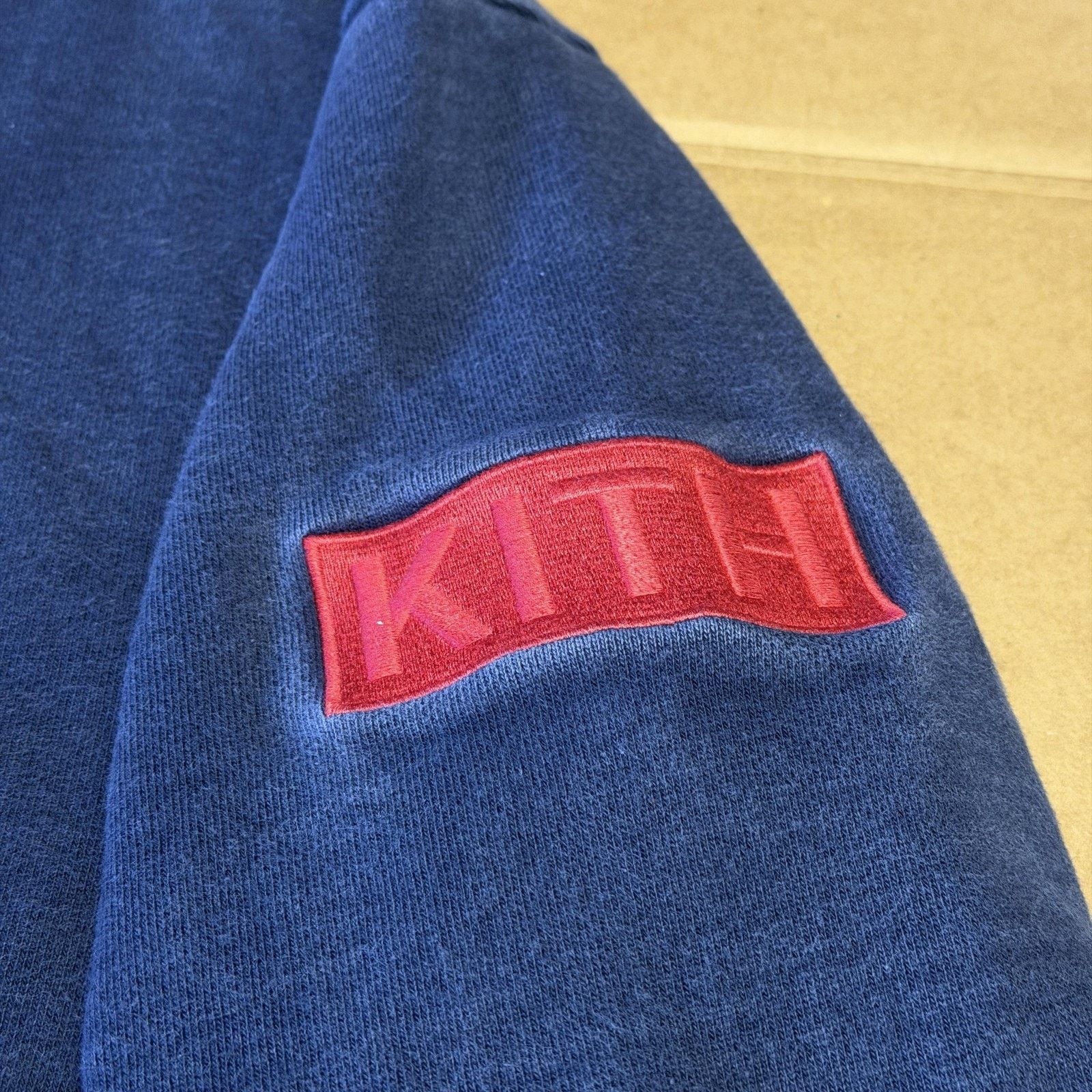 Kith KITH Hoodie Mens XS Blue Pullover Fleece Kangaroo Pocket Size US XS / EU 42 / 0 - 2 Thumbnail