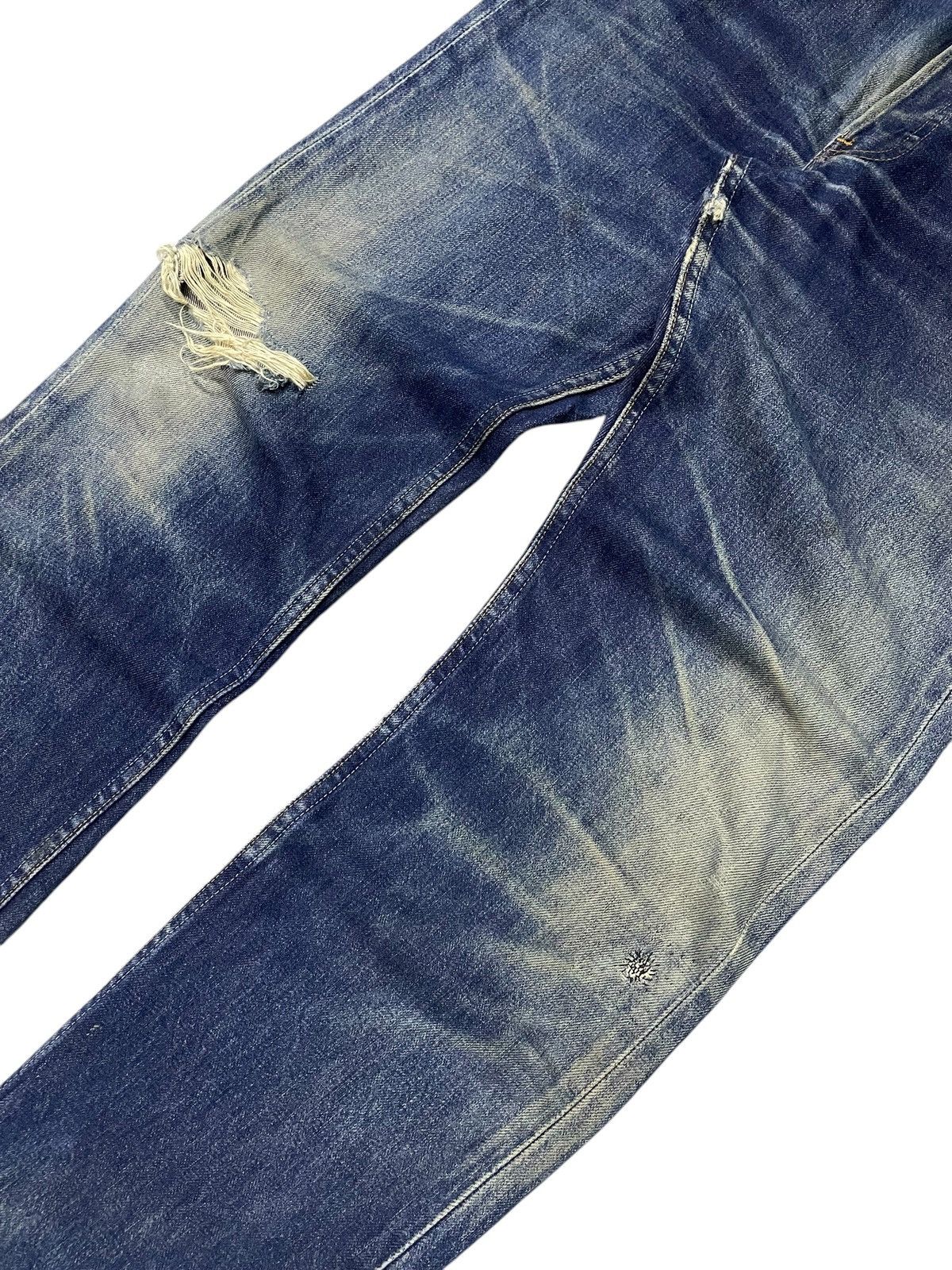 Levi's × Vintage Vintage Levis 501XX Faded Mud Wash Distressed Jeans Size US 30 / EU 46 - 4 Thumbnail
