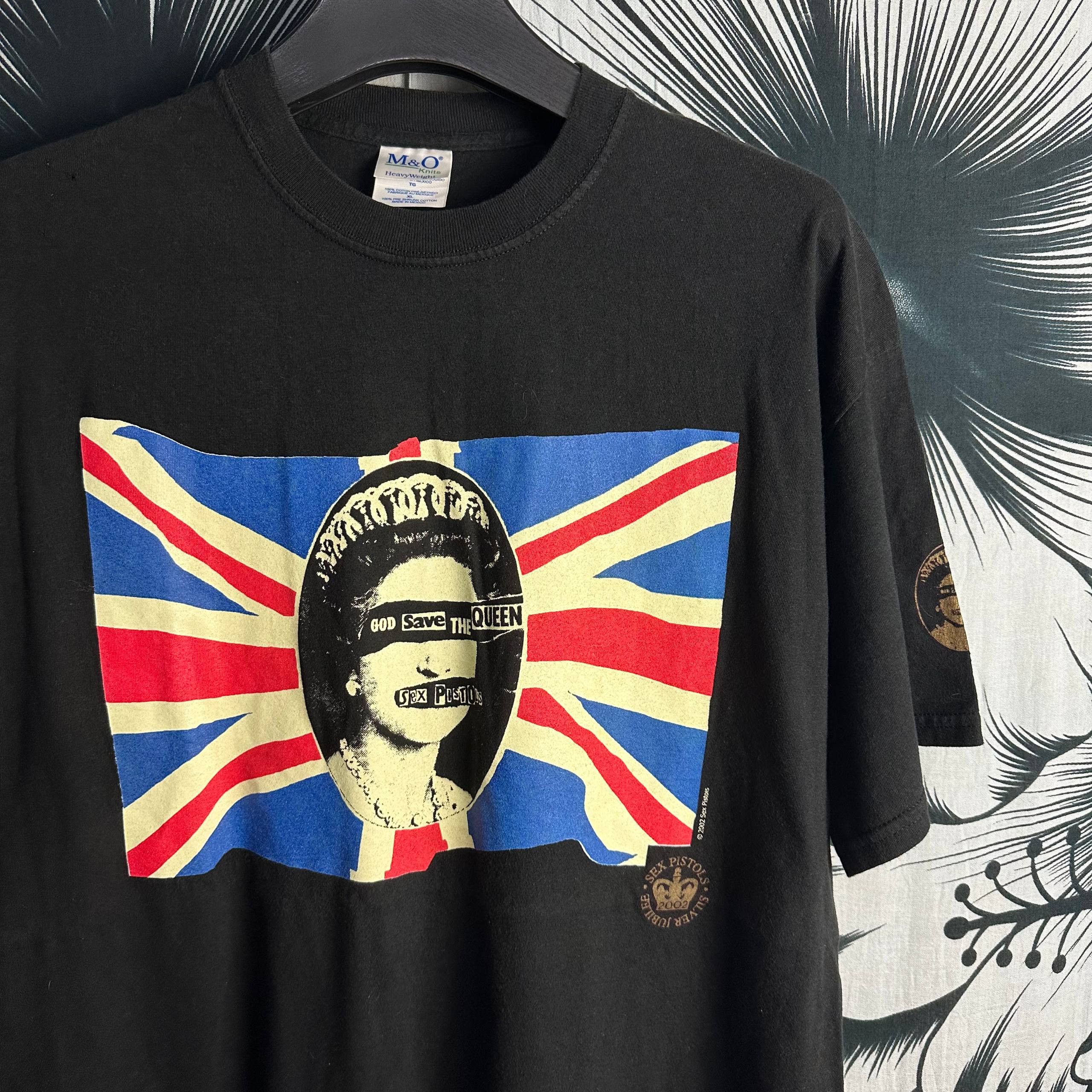 Band Tees Vintage Sex Pistols God Save The Queen Punk Band T-Shirt Size US XL / EU 56 / 4 - 3 Thumbnail