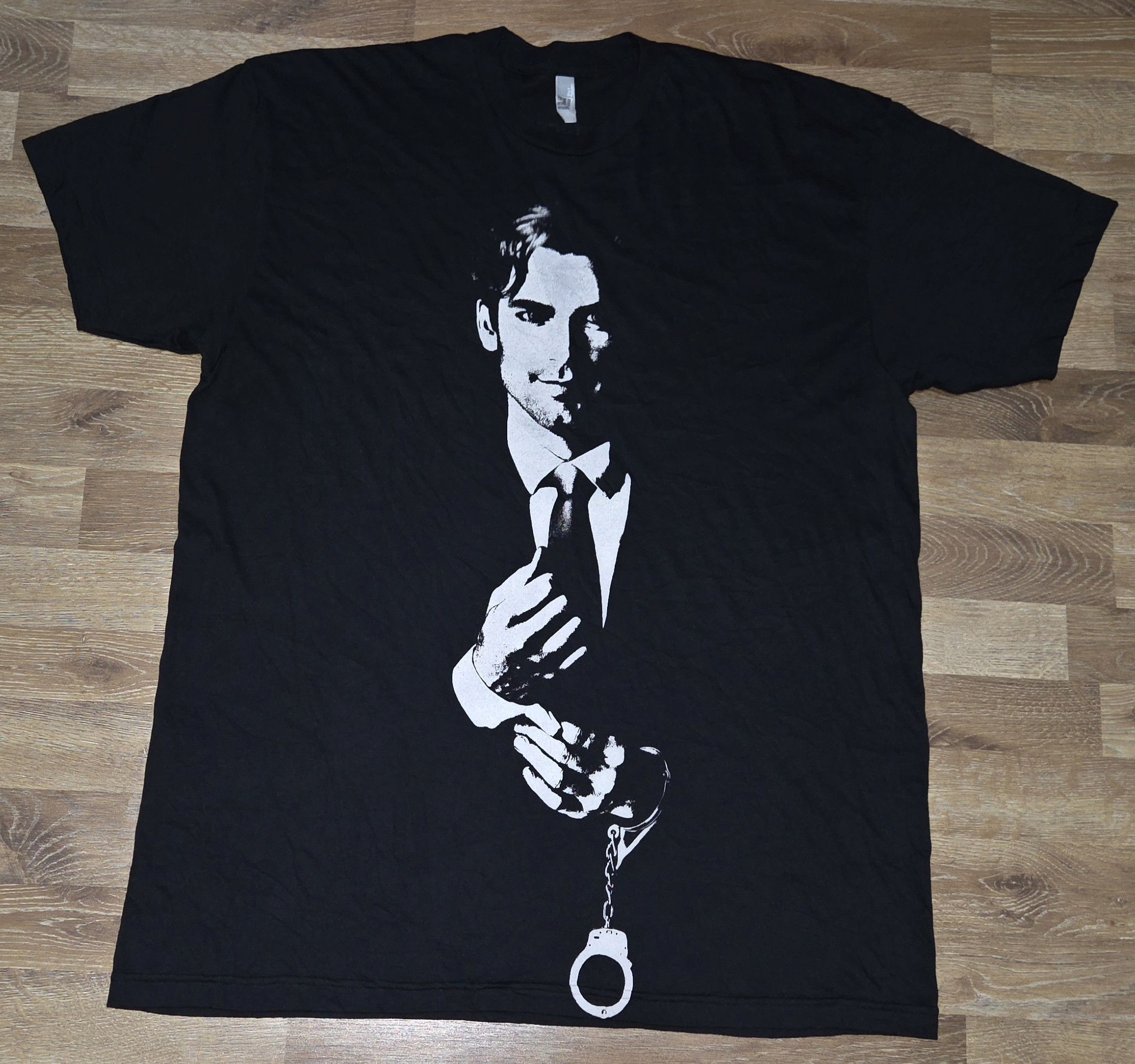 American Apparel True Vintage OG y2k White Collar TV Series Promo T Shirt Size US XL / EU 56 / 4 - 1 Thumbnail