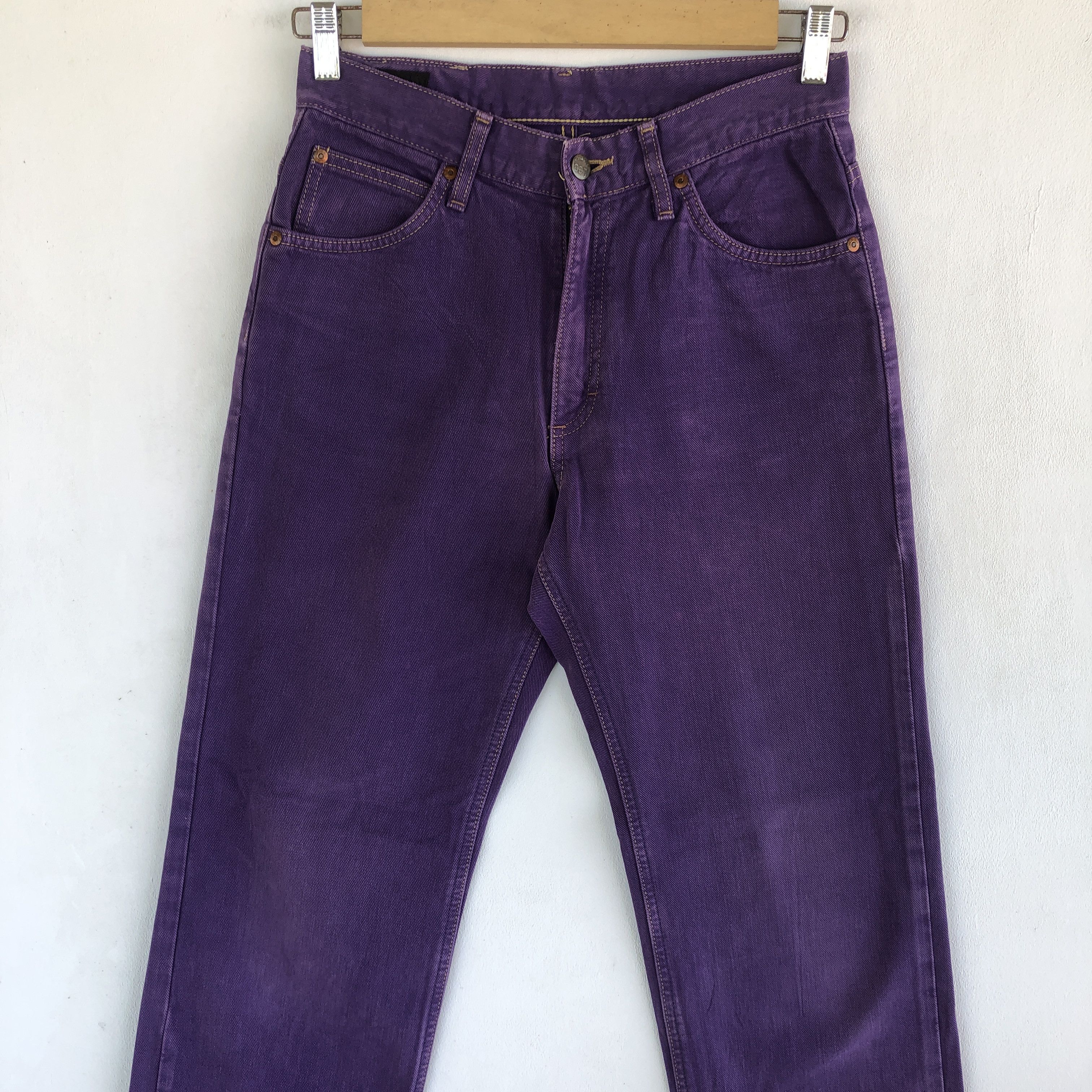 Lee Vintage Lee Riders Jeans Purple Lee Sanforized Denim Pants Size 26" / US 2 / IT 38 - 3 Thumbnail