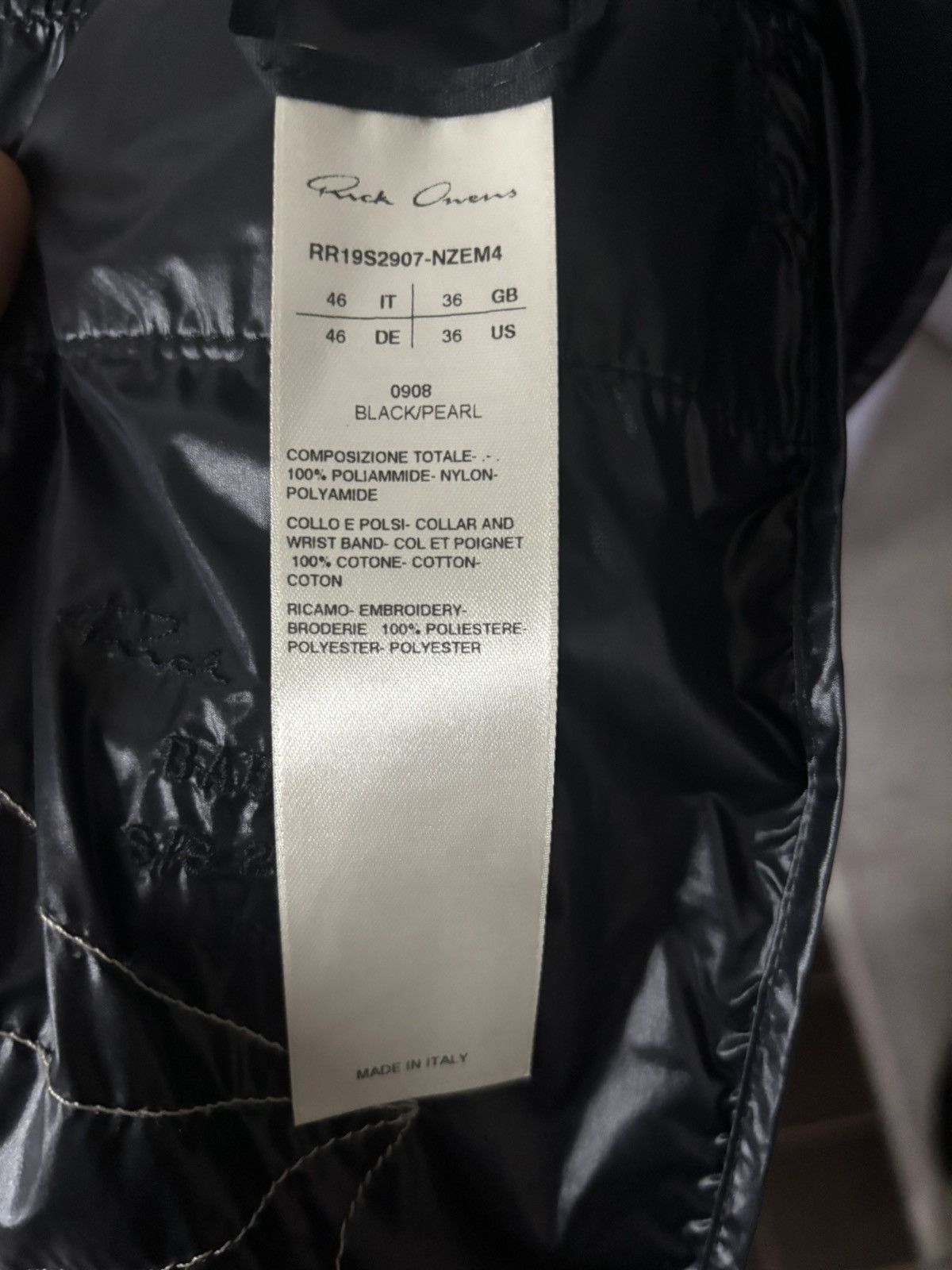 Rick Owens Rick Owens FLAG FLIGHT bombers jackets babel SS//19 Size US S / EU 44-46 / 1 - 7 Thumbnail
