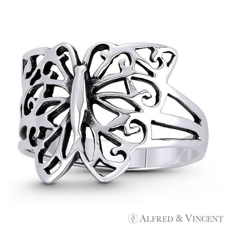 Other Butterfly Spirit Animal Charm in .925 Sterling Silver Size ONE SIZE - 1 Preview
