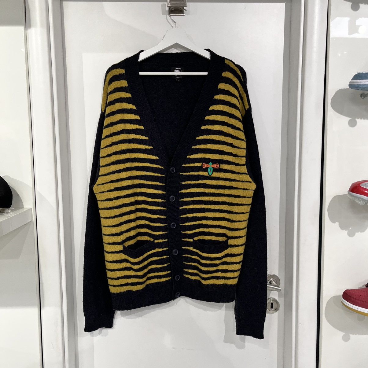 Brain Dead Brain Dead Cardigan Black/Yellow Size US L / EU 52-54 / 3 - 1 Thumbnail