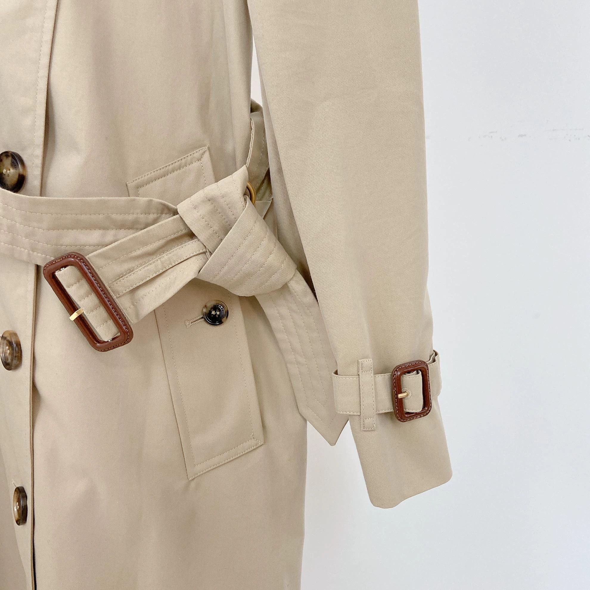 Burberry Burberry light khaki trench coat UK2 with tags Size XXS / US 00 / IT 34 - 5 Thumbnail