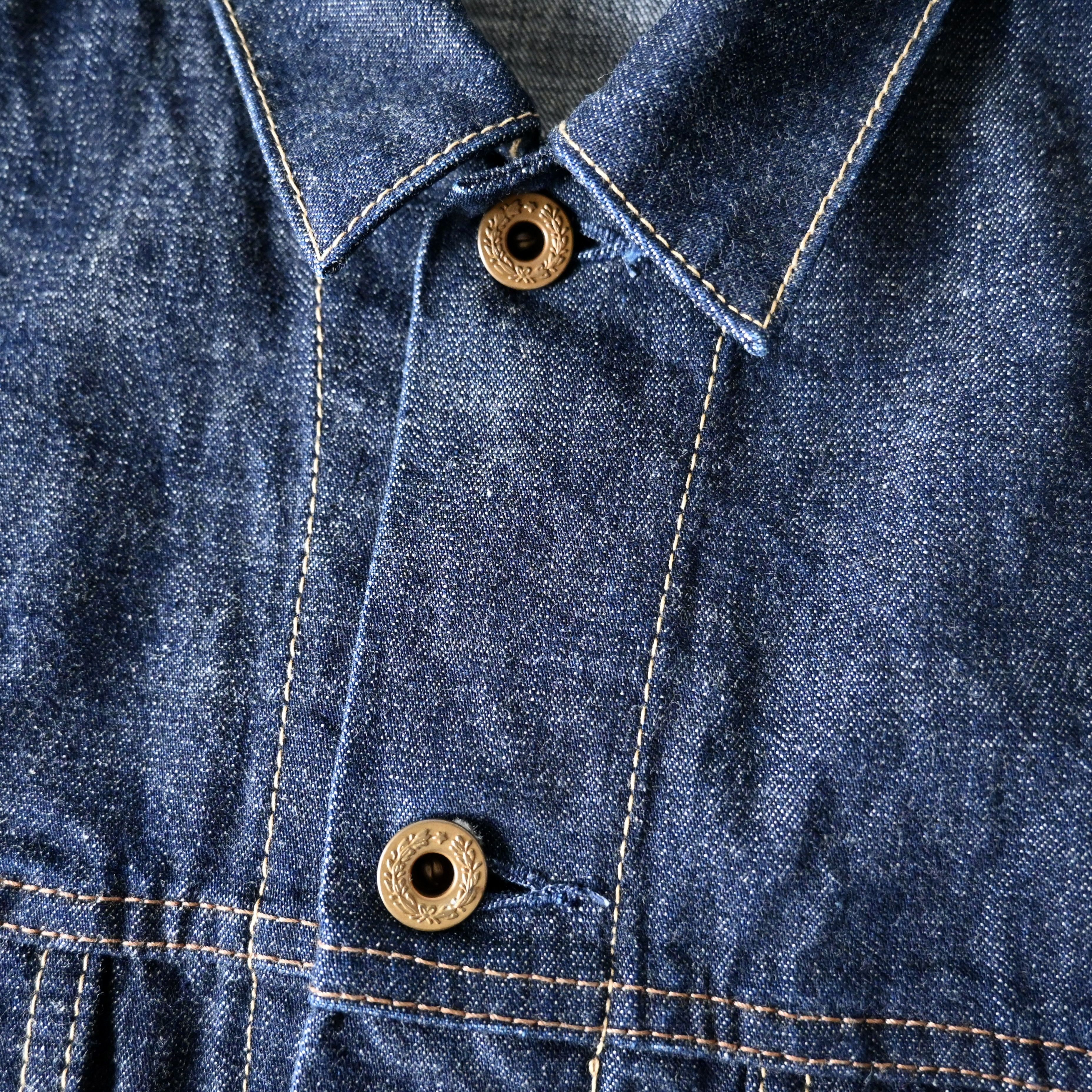 United Arrows UA Green Label Relaxing light ounce denim trucker jacket Size US M / EU 48-50 / 2 - 12 Thumbnail